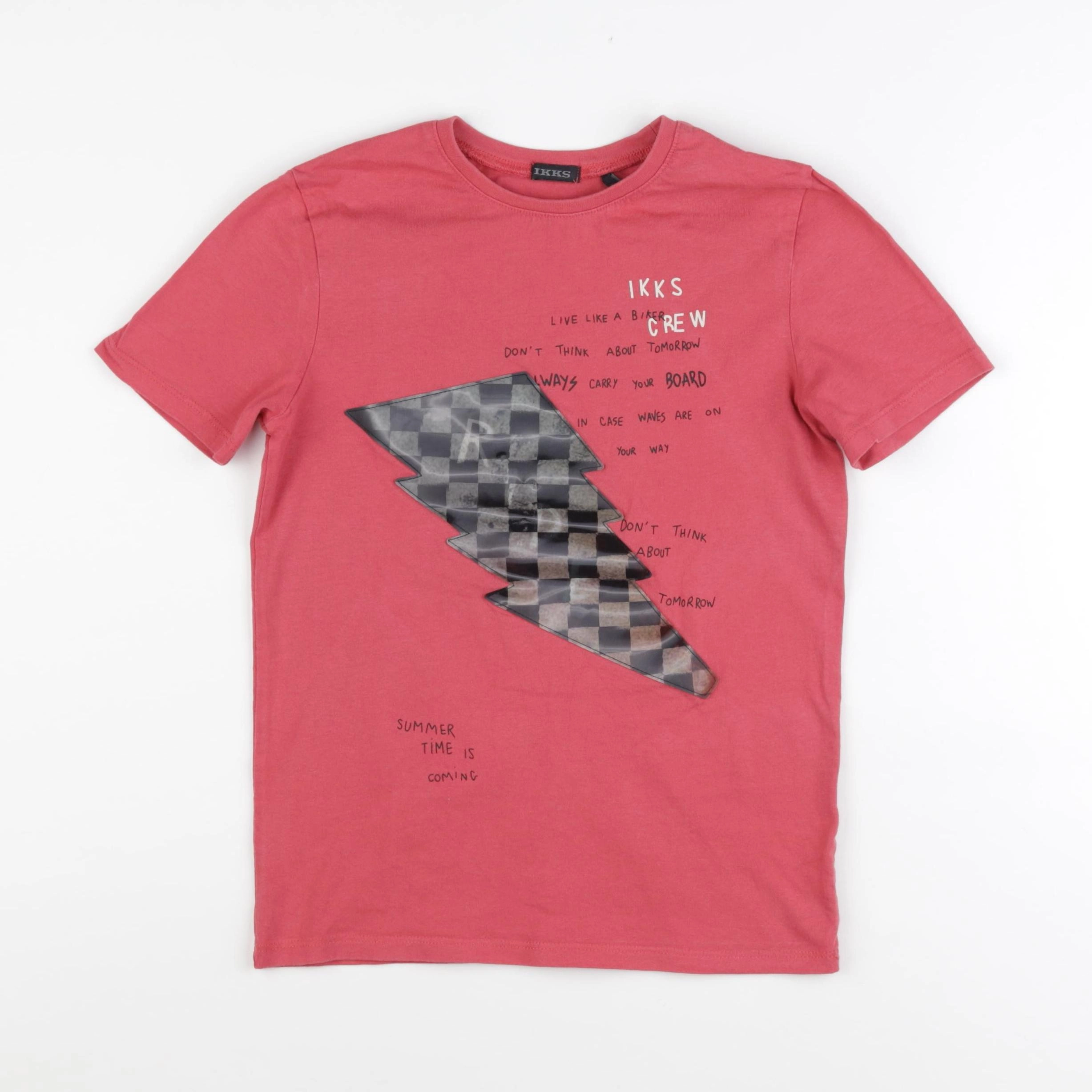 IKKS - tee-shirt rouge - 10 ans