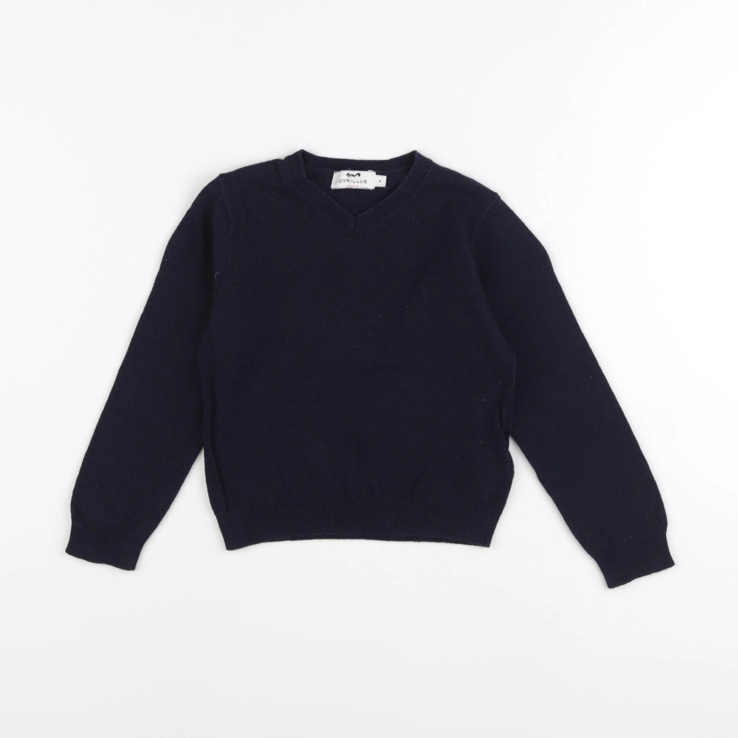 Cyrillus - pull bleu - 4 ans