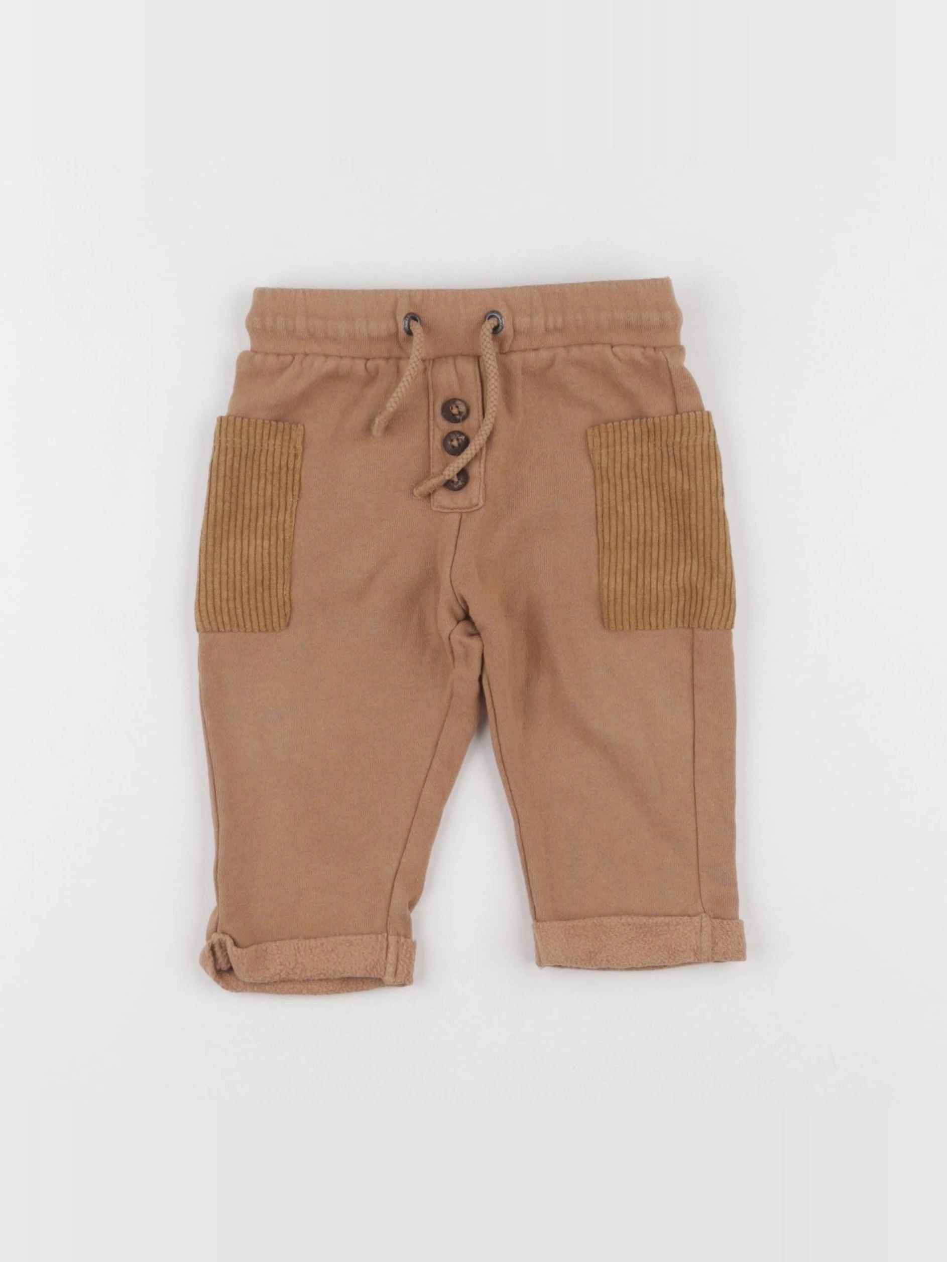 Vertbaudet - jogging marron - 12 mois