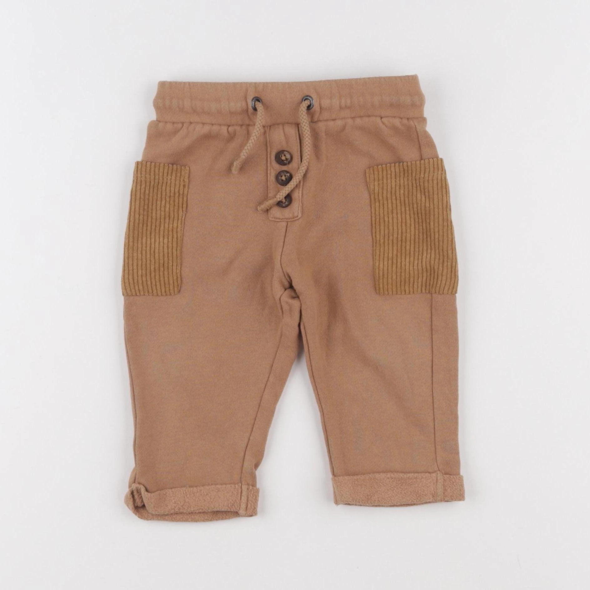 Vertbaudet - jogging marron - 12 mois