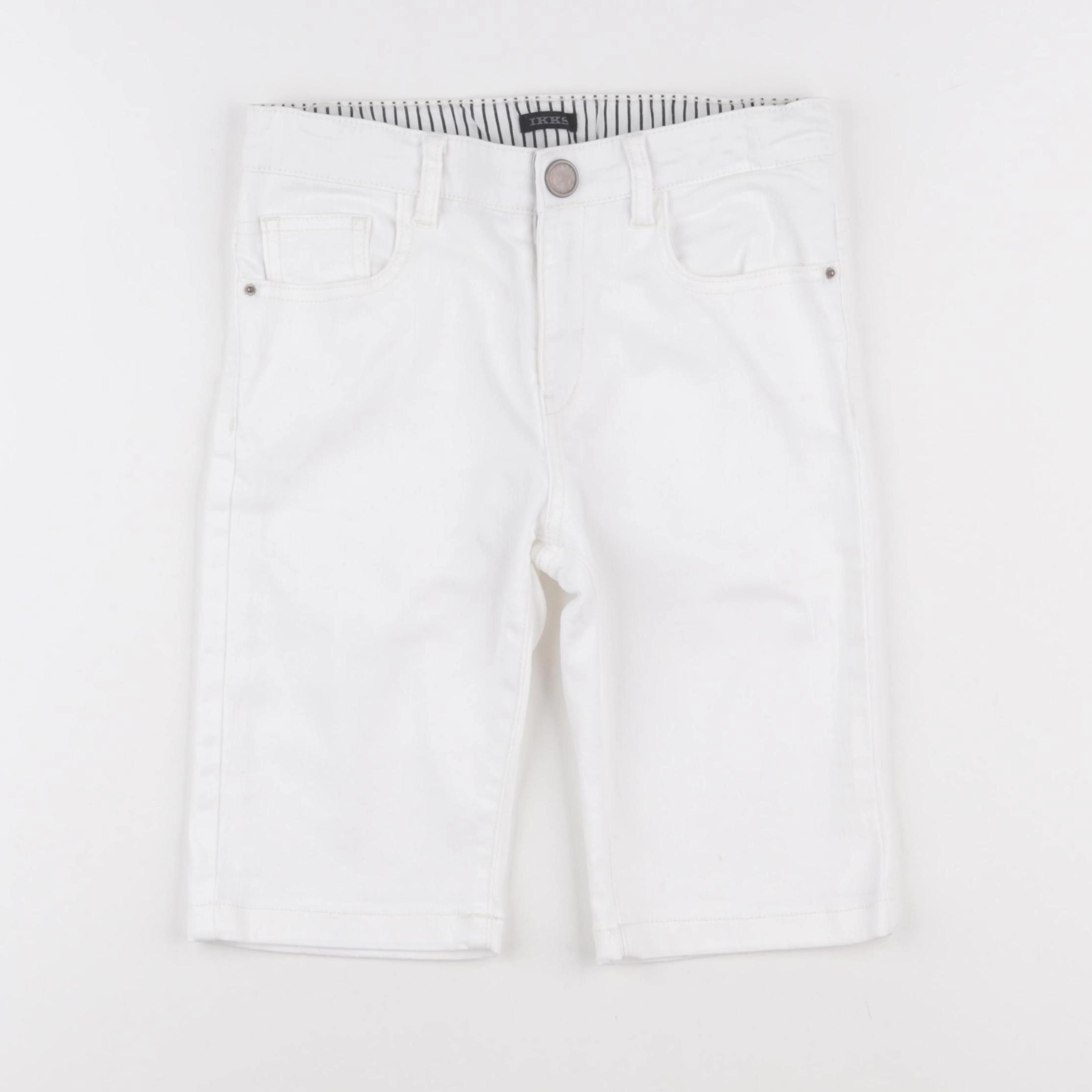 IKKS - short blanc - 10 ans