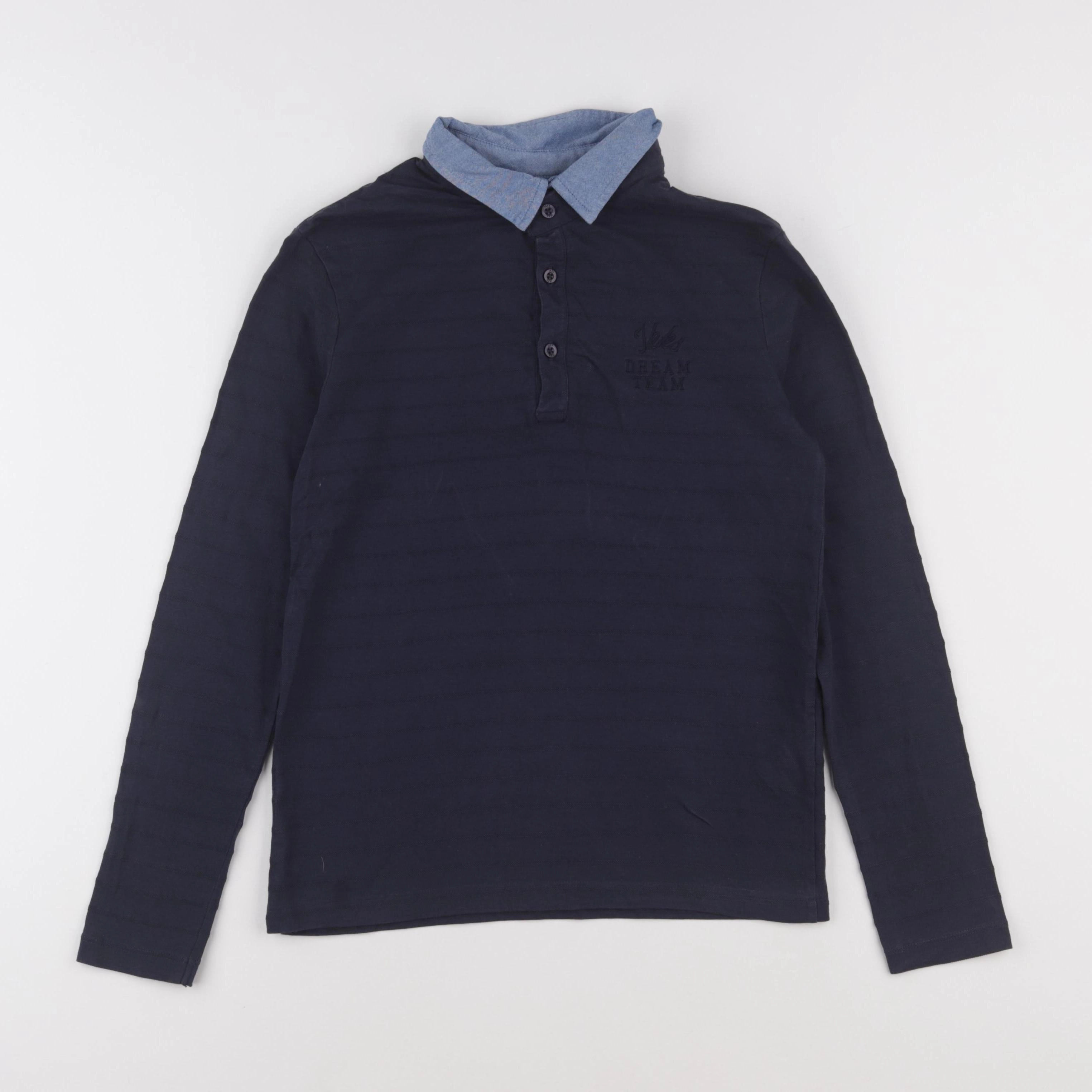 IKKS - polo bleu - 12 ans