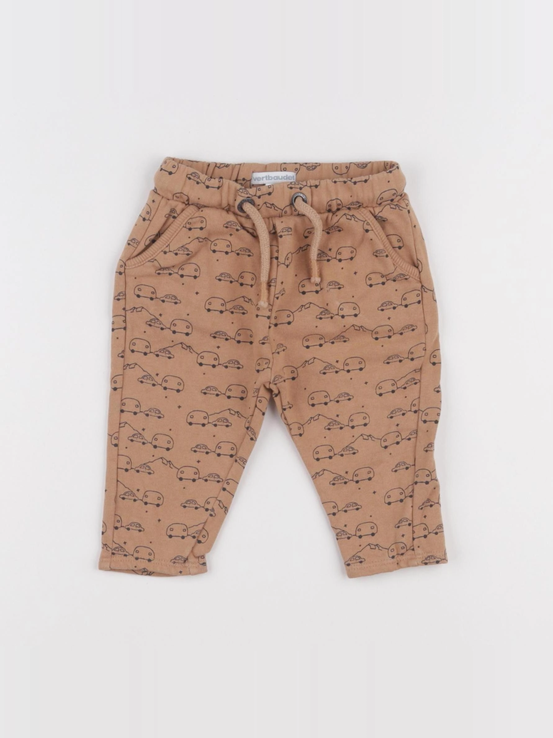 Vertbaudet - jogging marron - 9 mois
