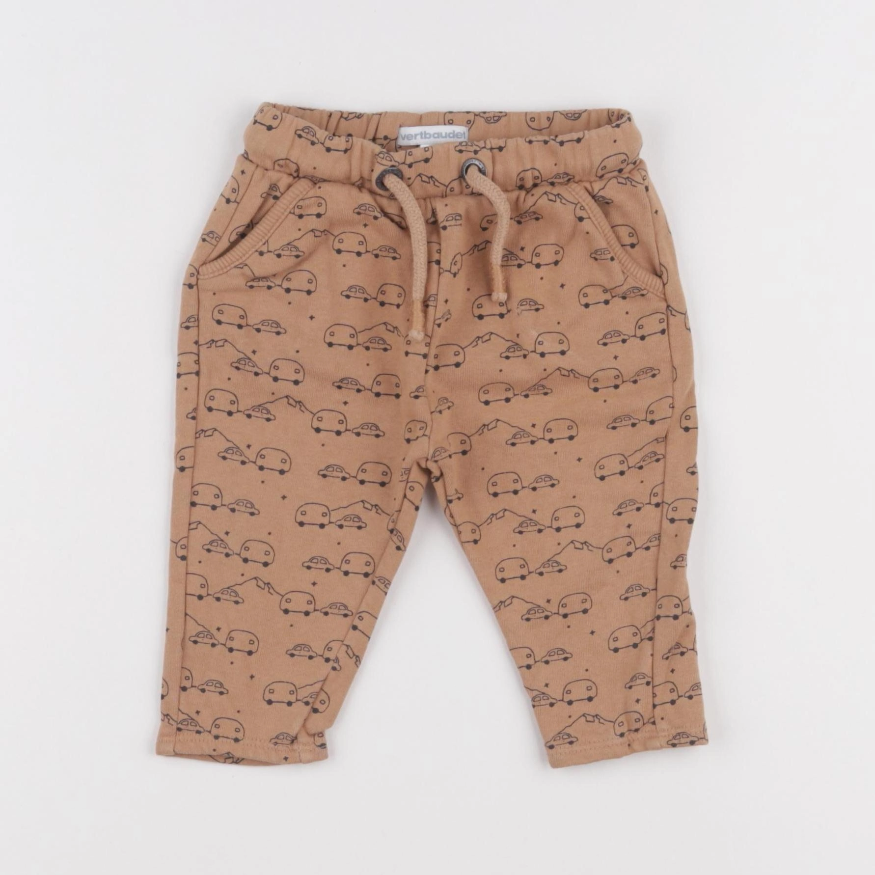 Vertbaudet - jogging marron - 9 mois