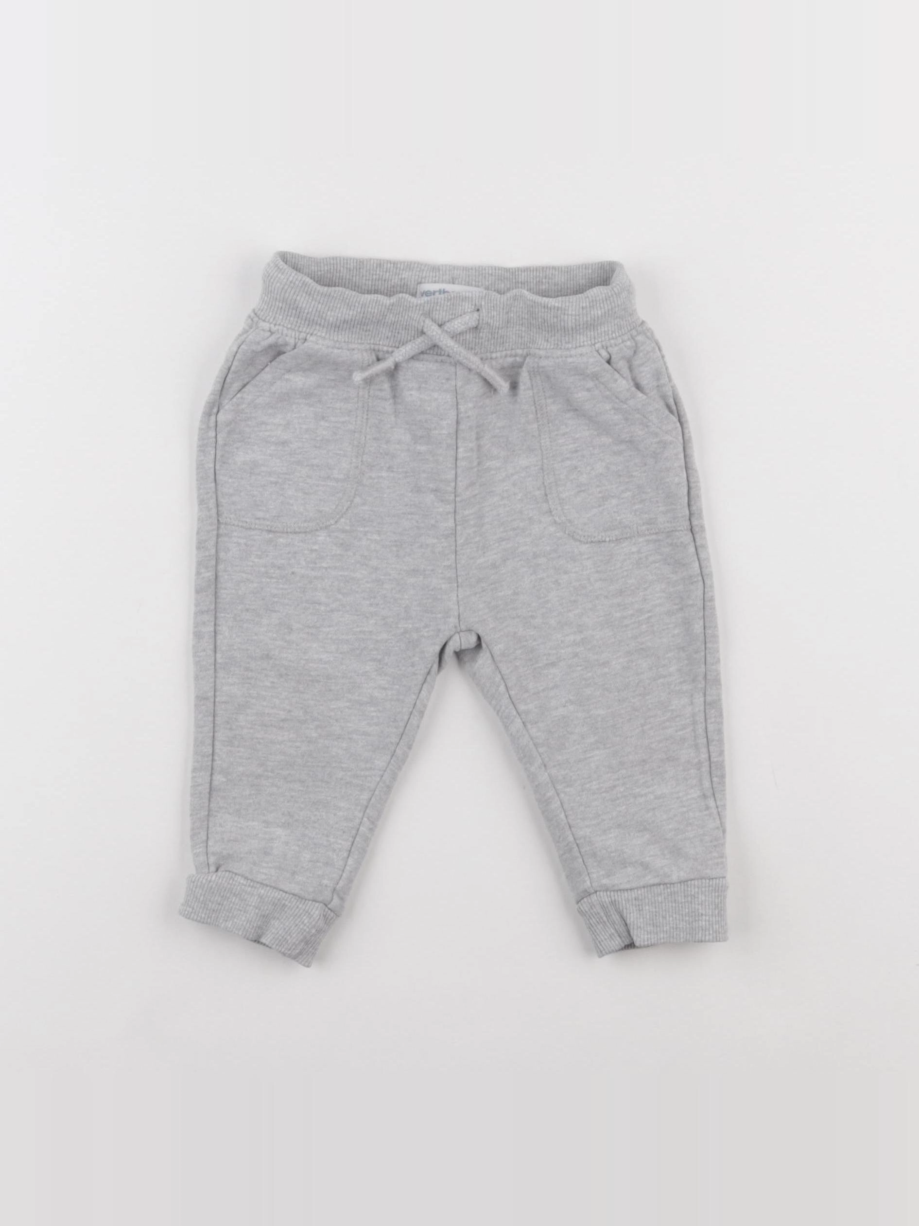 Vertbaudet - jogging gris - 12 mois