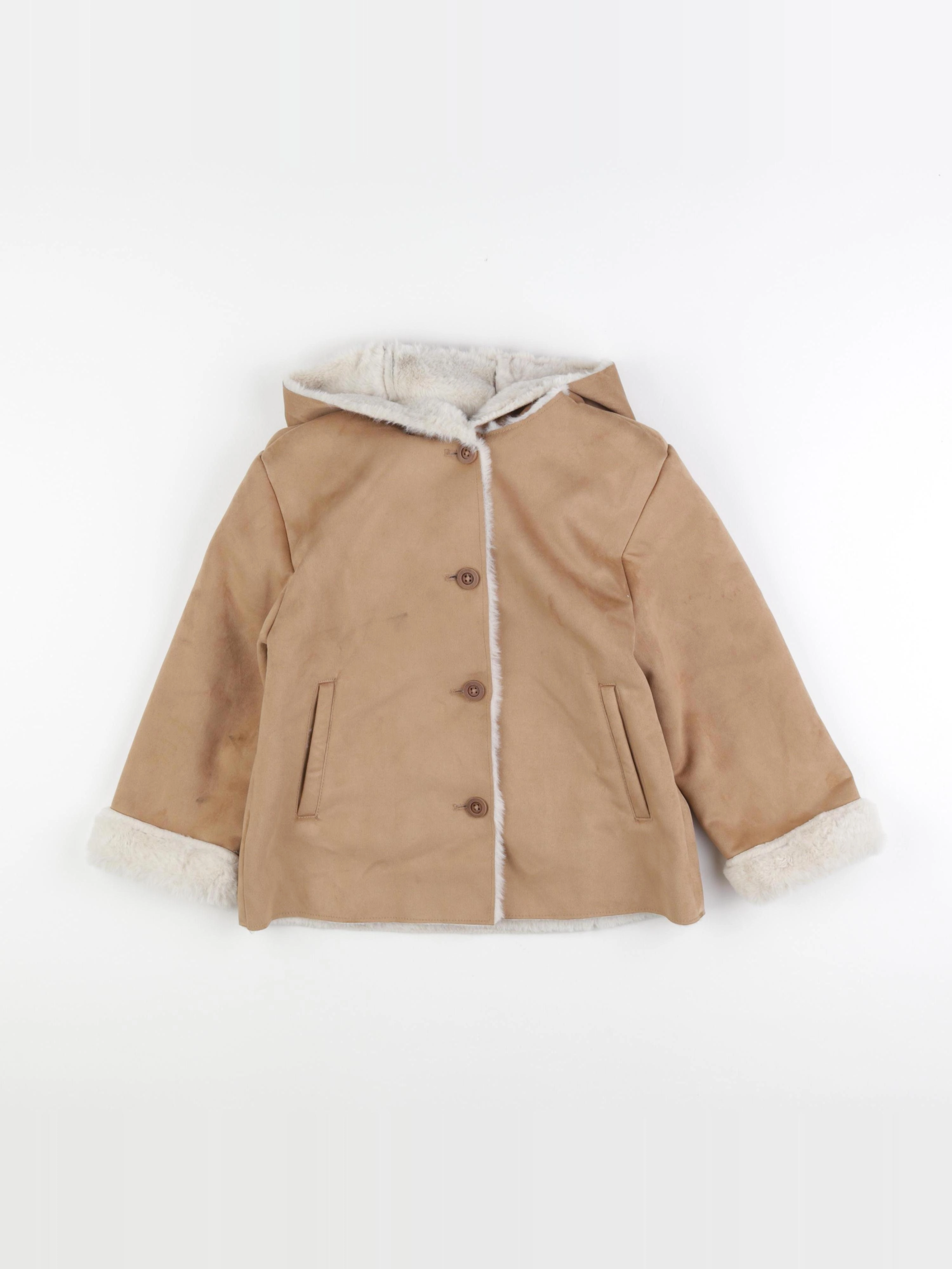 Mango - manteau beige - 5/6 ans