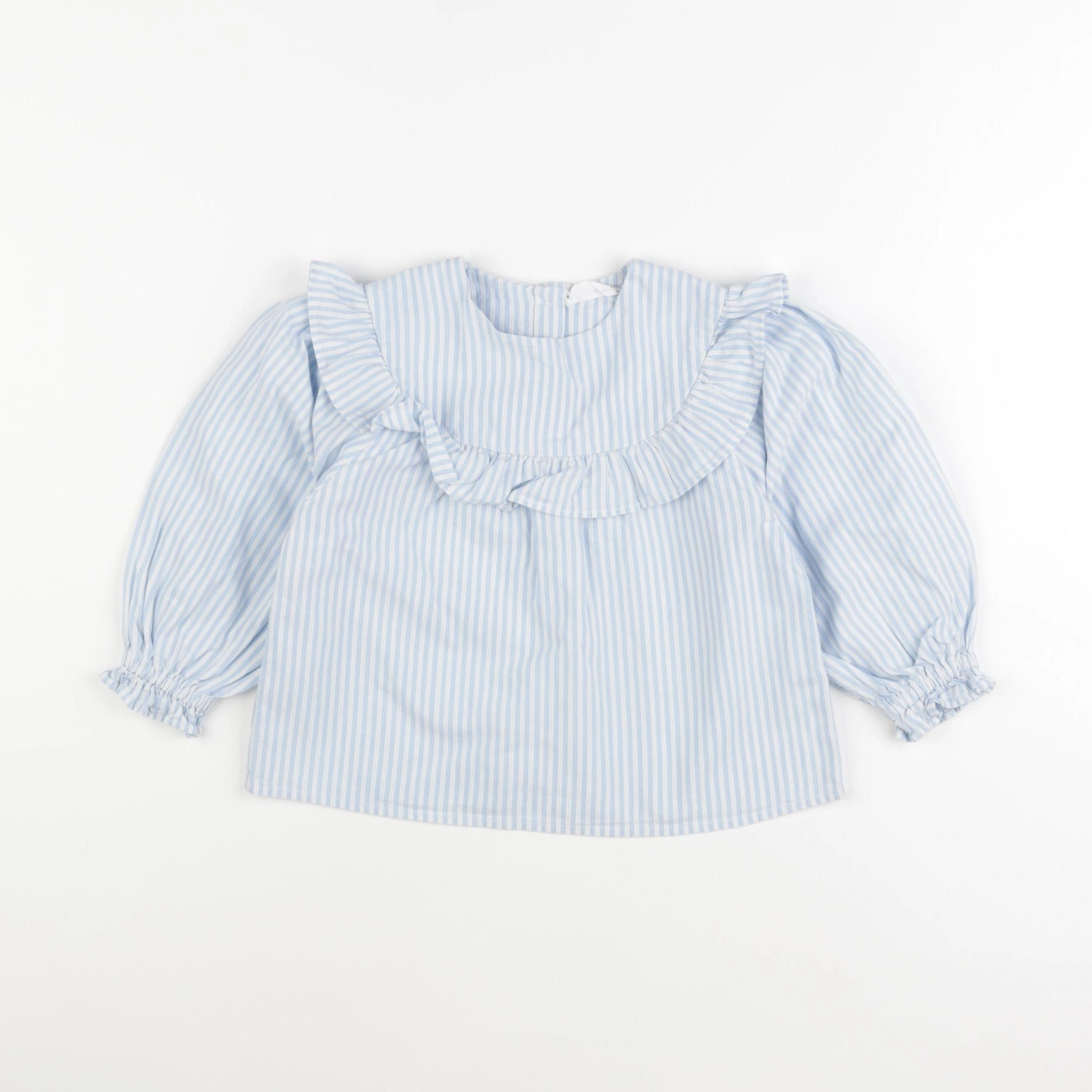 Mango - blouse blanc, bleu - 2/3 ans
