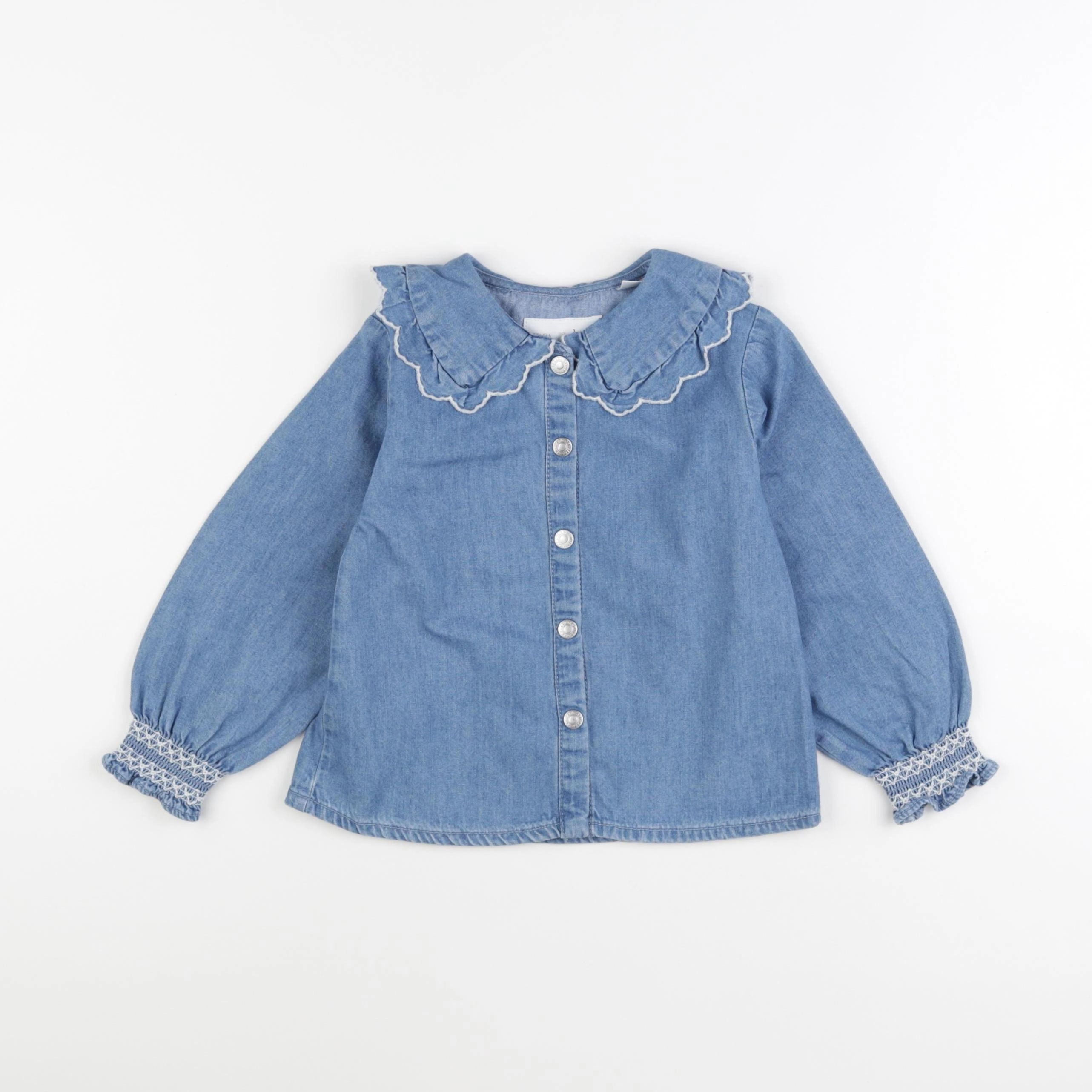 Zara - blouse bleu - 3 ans