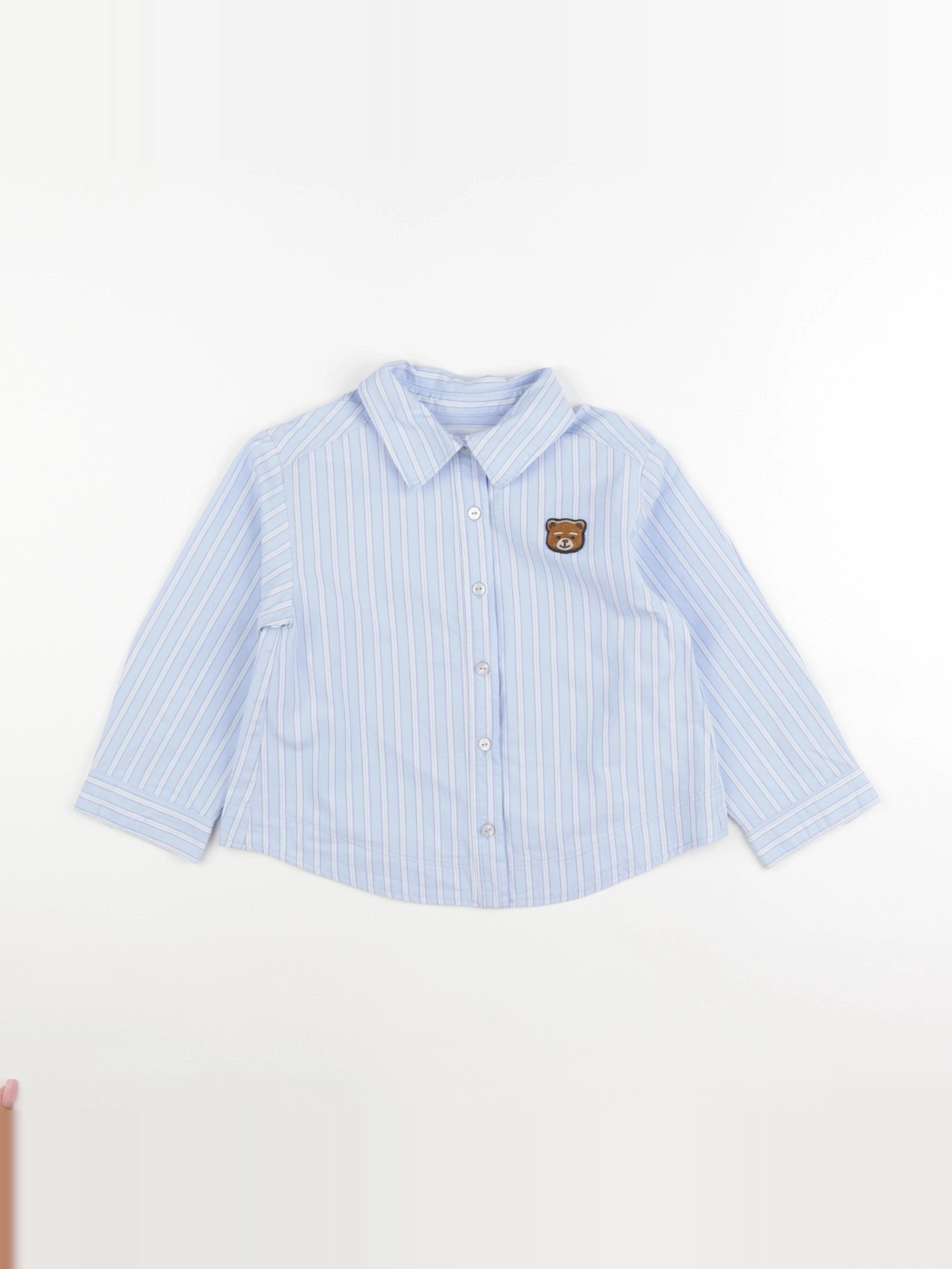 Zara - chemise bleu, blanc - 6 ans