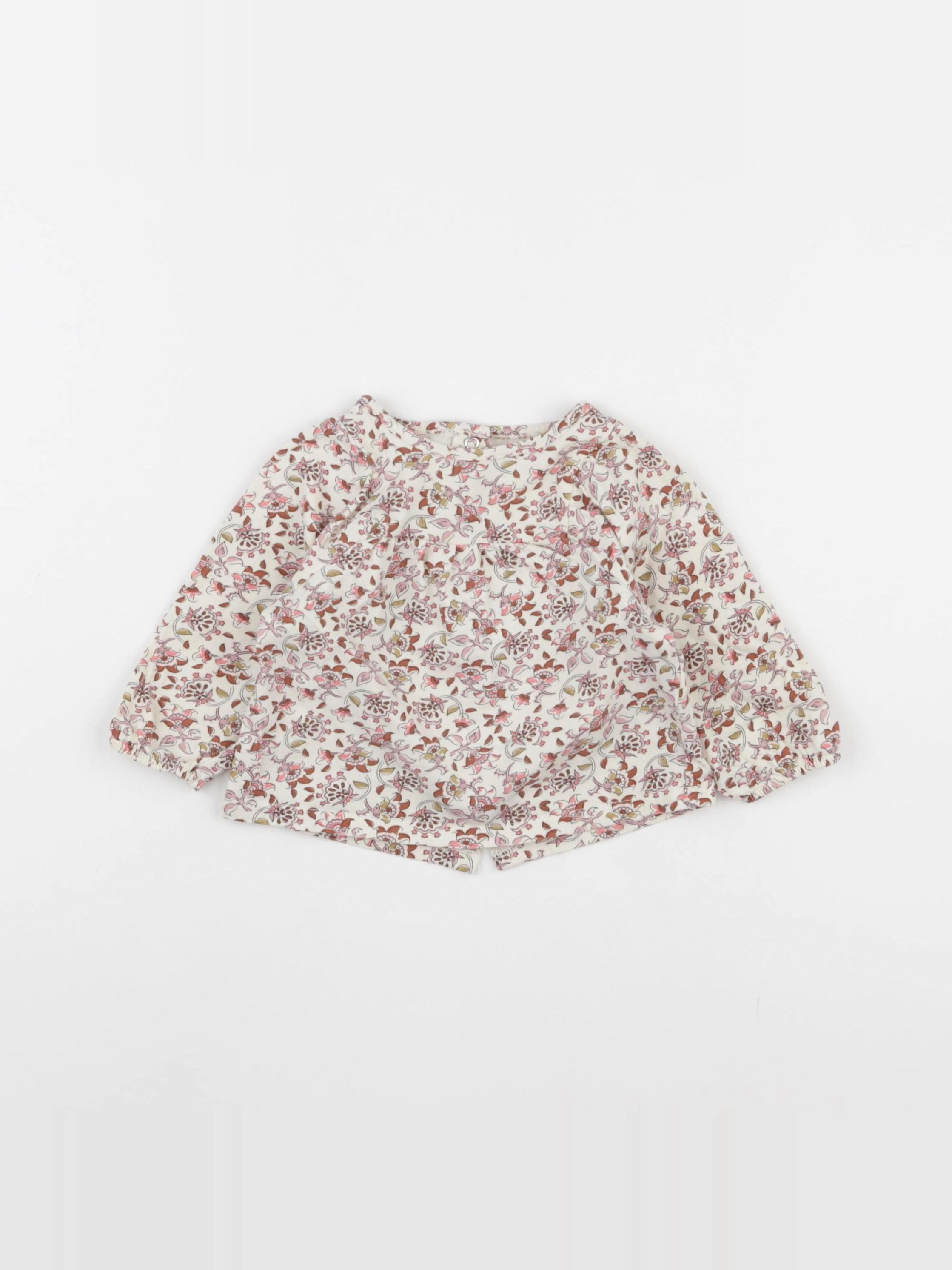 Vertbaudet - tee-shirt multicolore - 6 mois