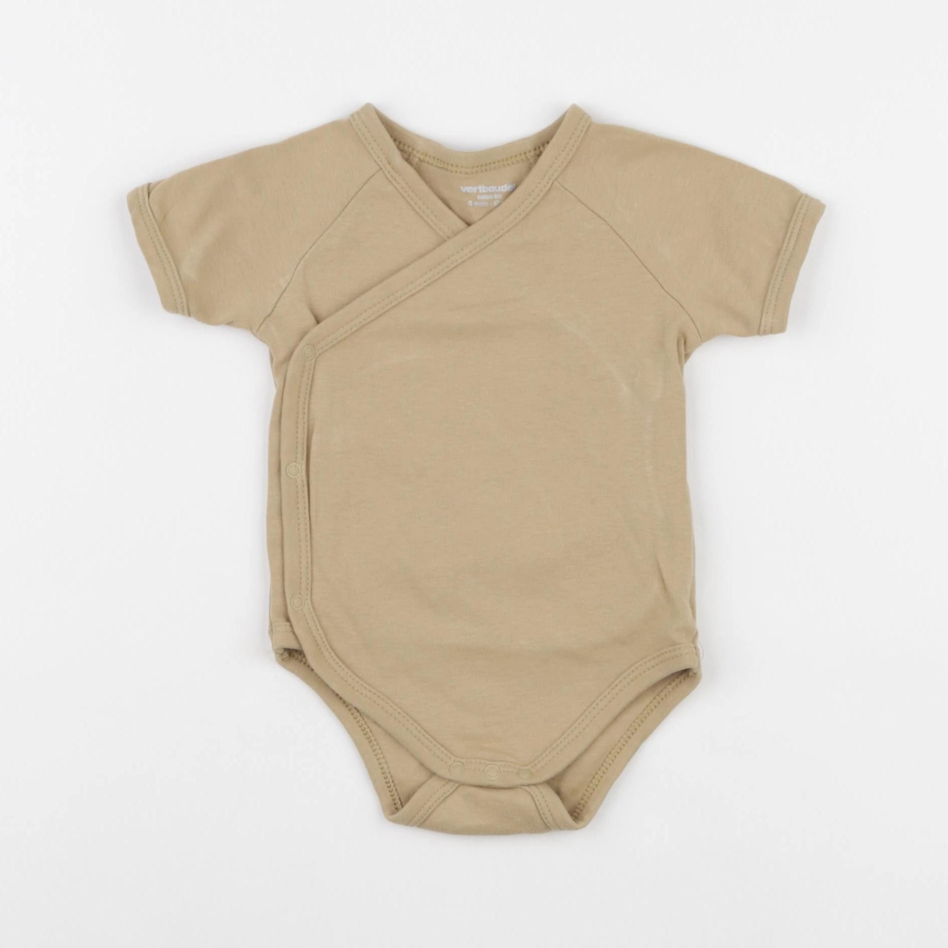 Vertbaudet - body jaune - 6 mois