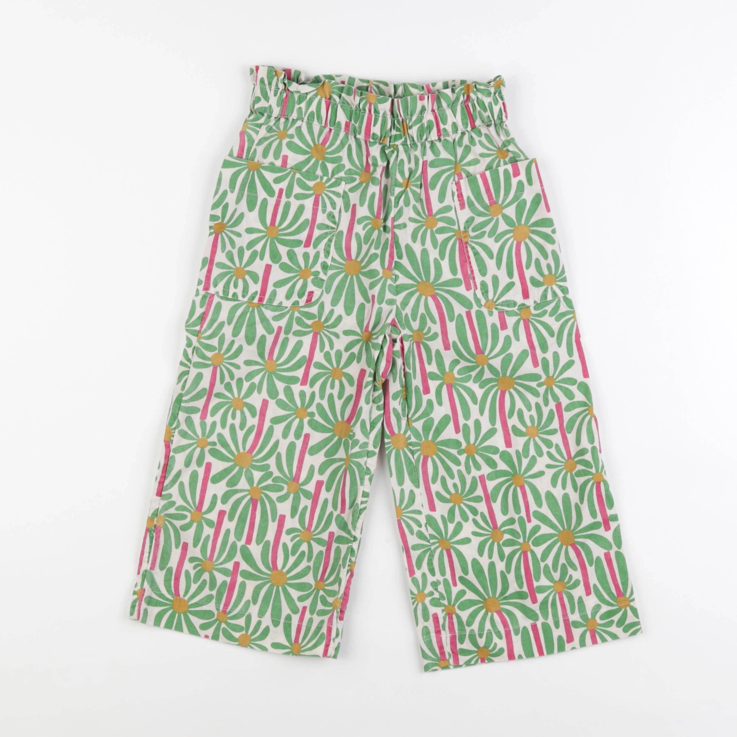 Monoprix - pantalon vert - 4 ans