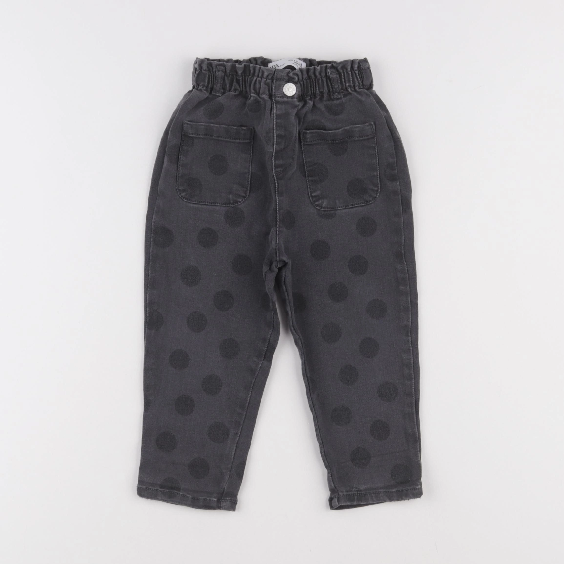 Zara - pantalon gris - 12/18 mois