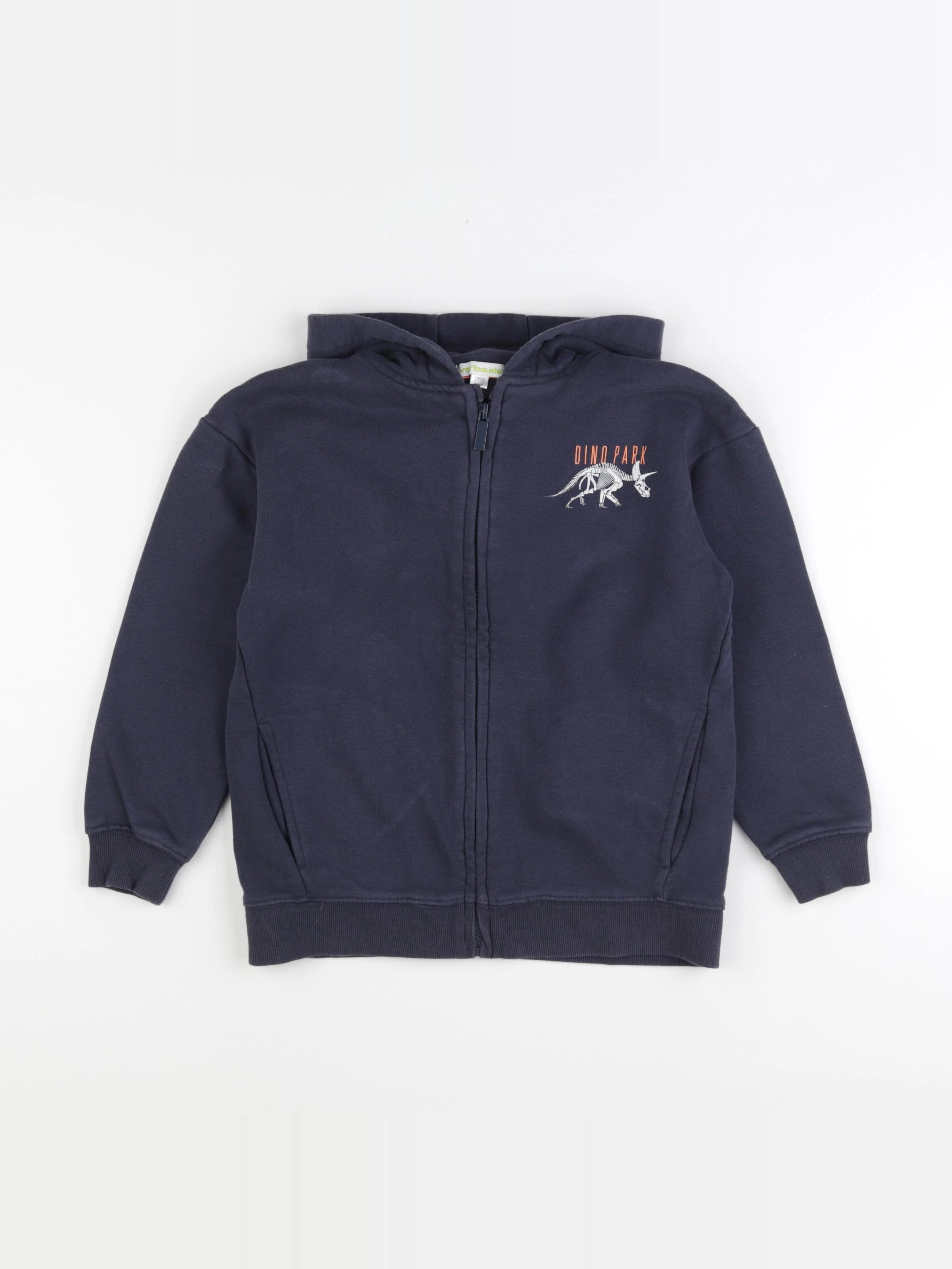 Vertbaudet - sweat bleu - 8 ans