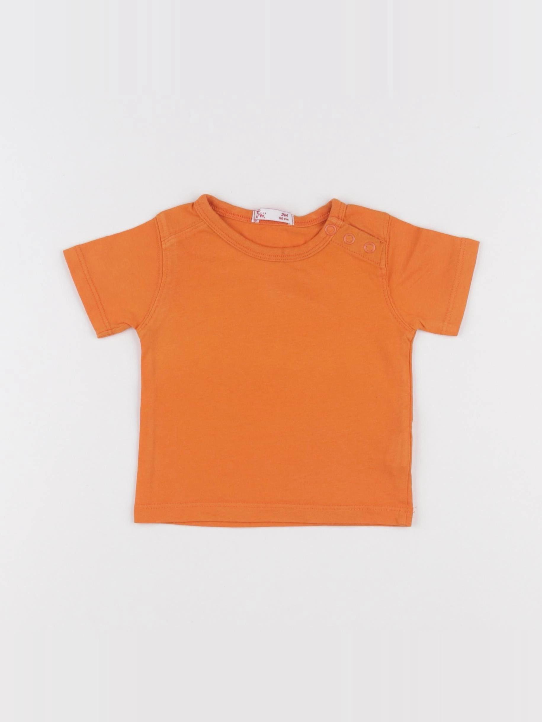 DPAM - tee-shirt orange - 3 mois