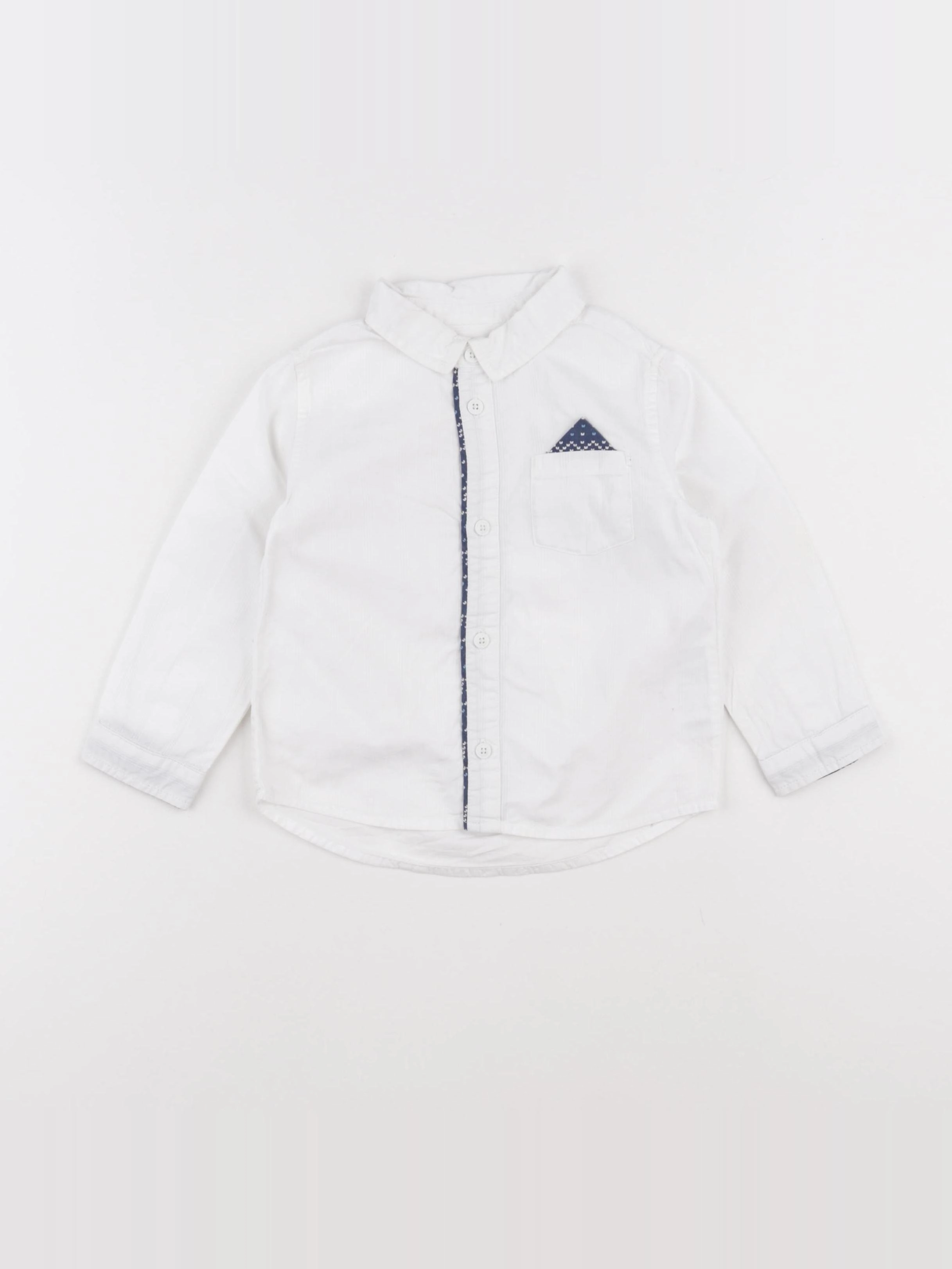 DPAM - chemise blanc - 24 mois