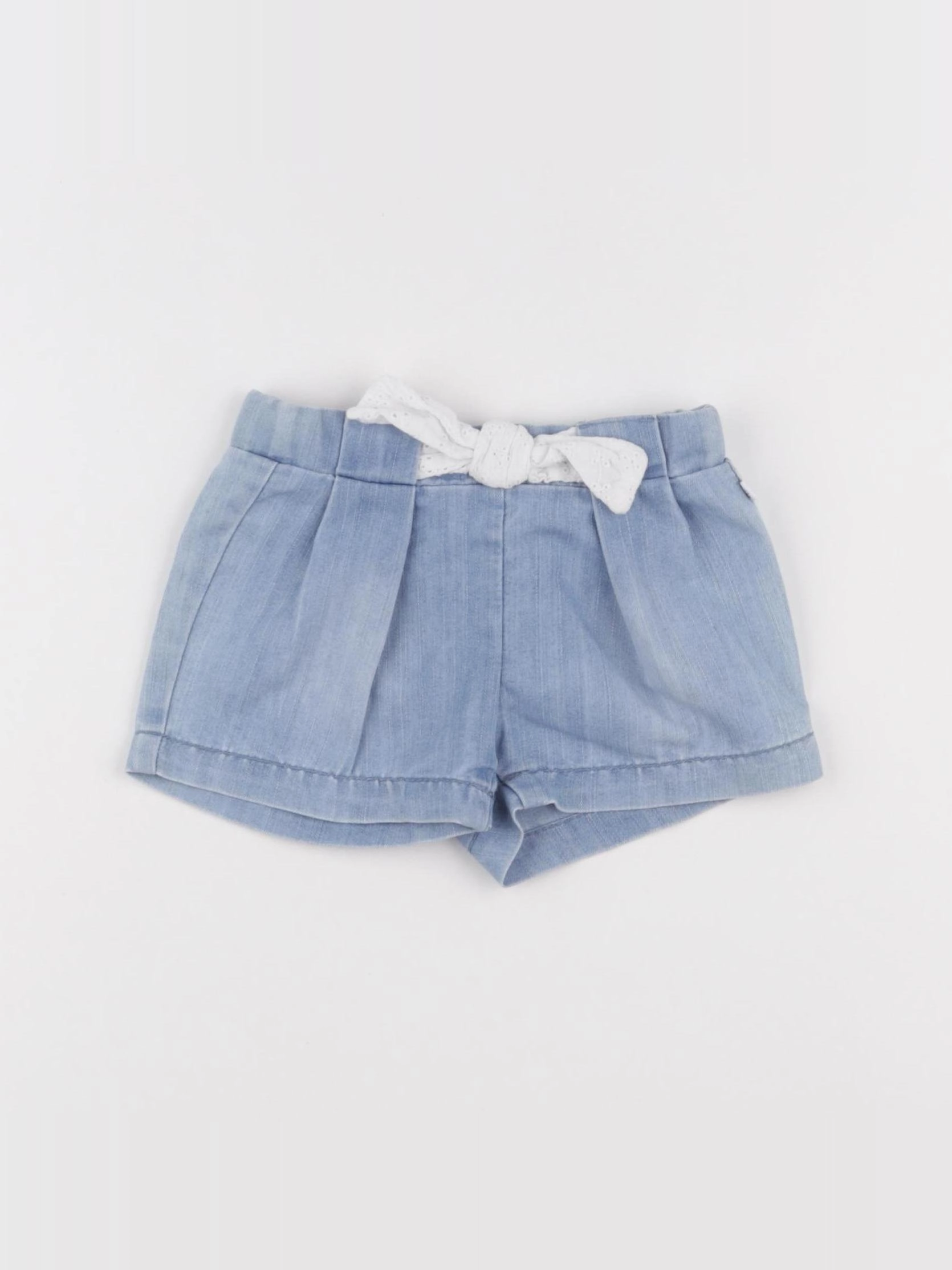 Obaïbi - jupe short bleu - 6 mois
