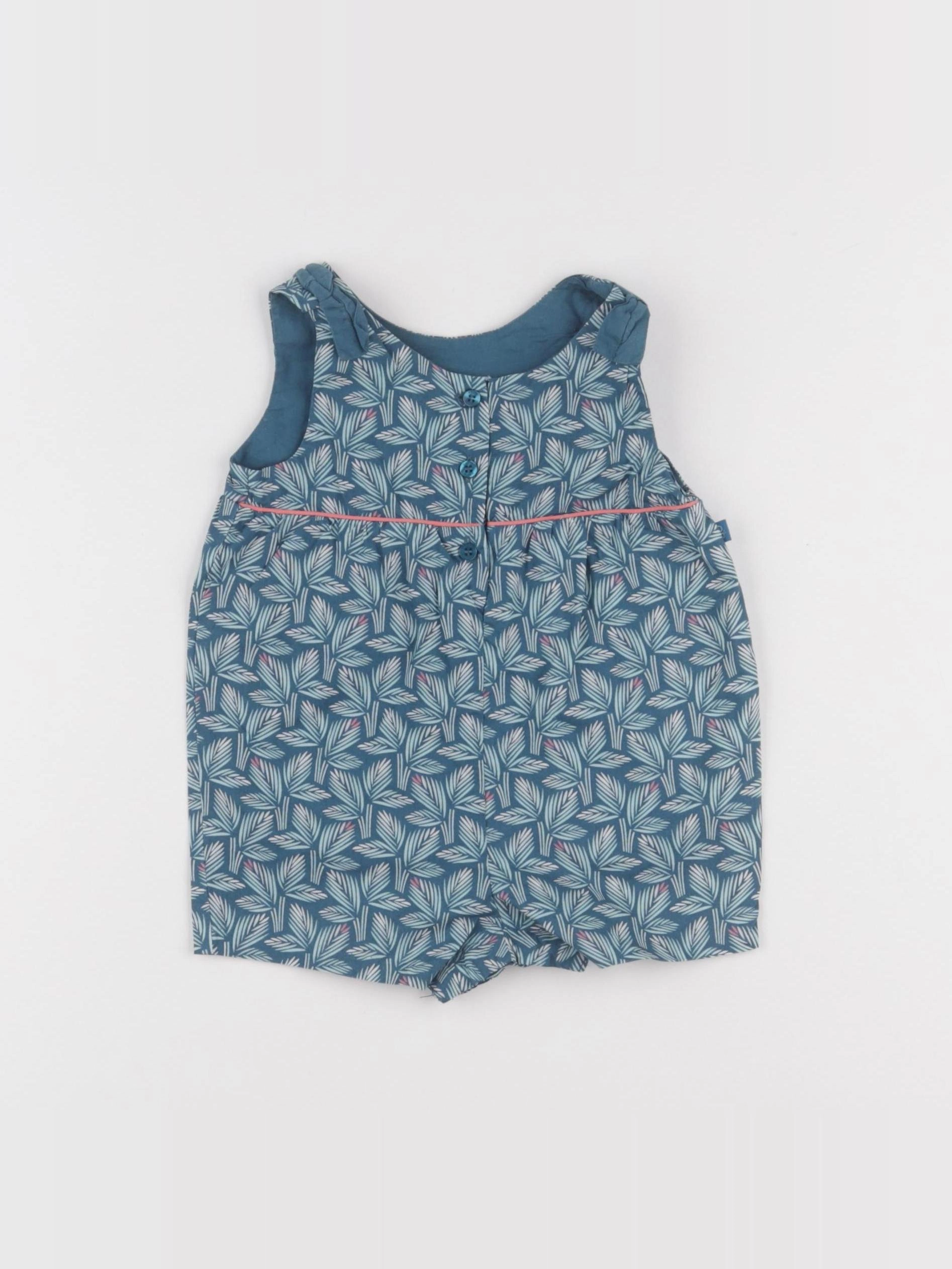 Obaïbi - combinaison bleu - 6 mois