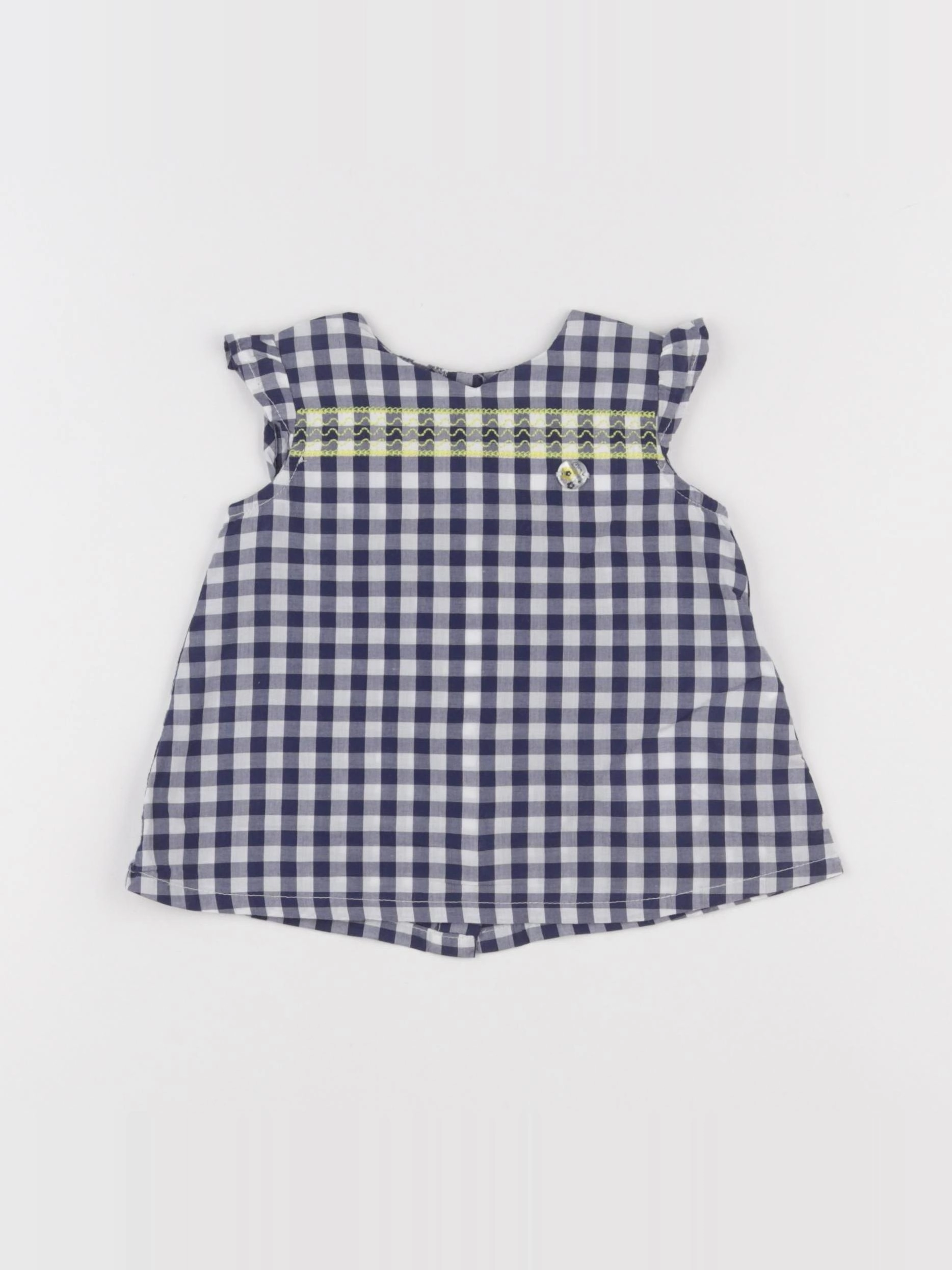 Sergent Major - blouse bleu, blanc - 6 mois