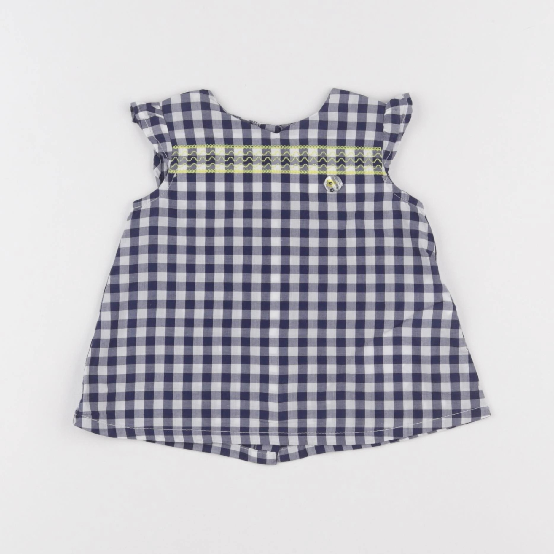Sergent Major - blouse bleu, blanc - 6 mois