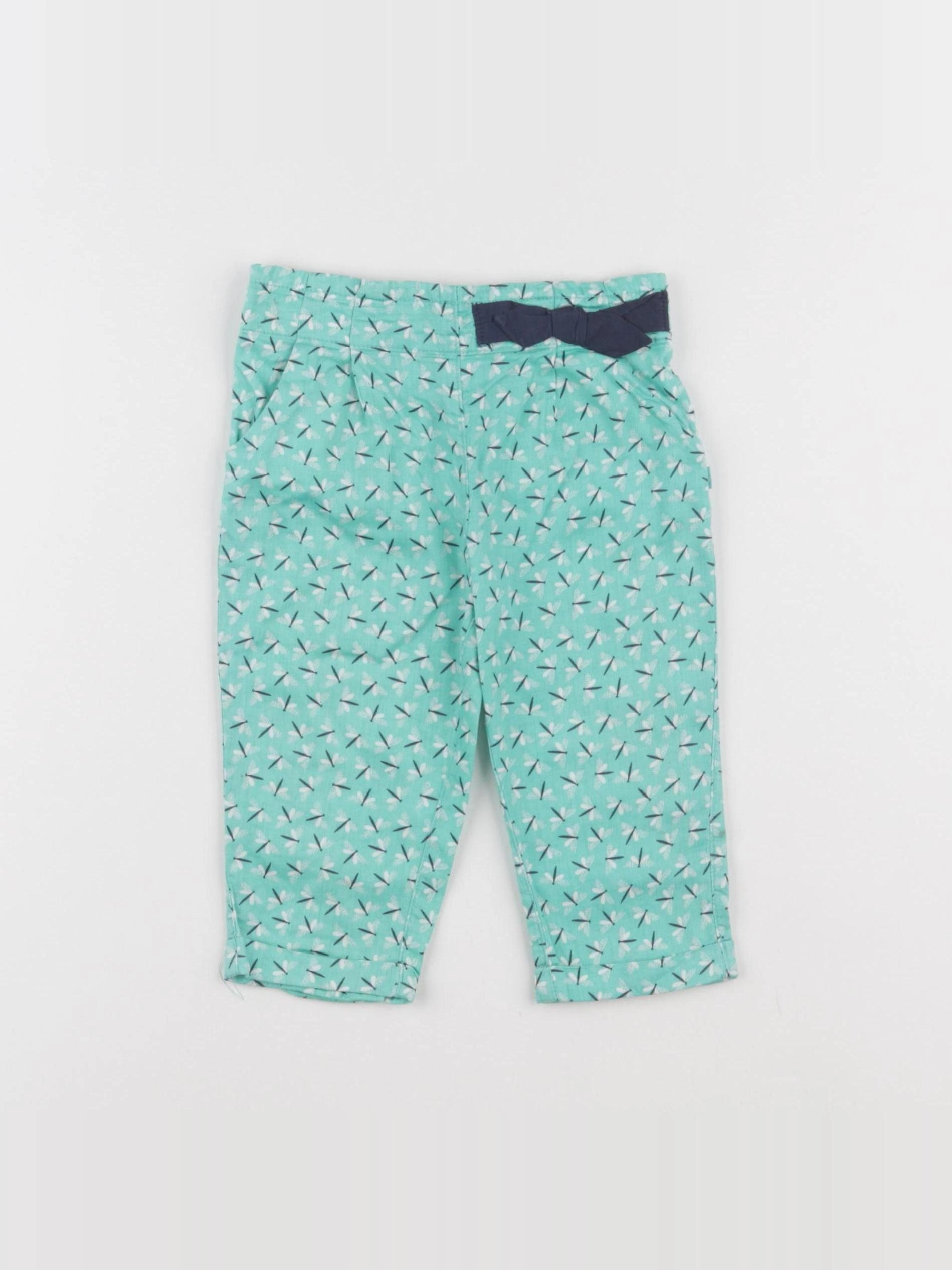 Obaïbi - pantalon vert - 12 mois