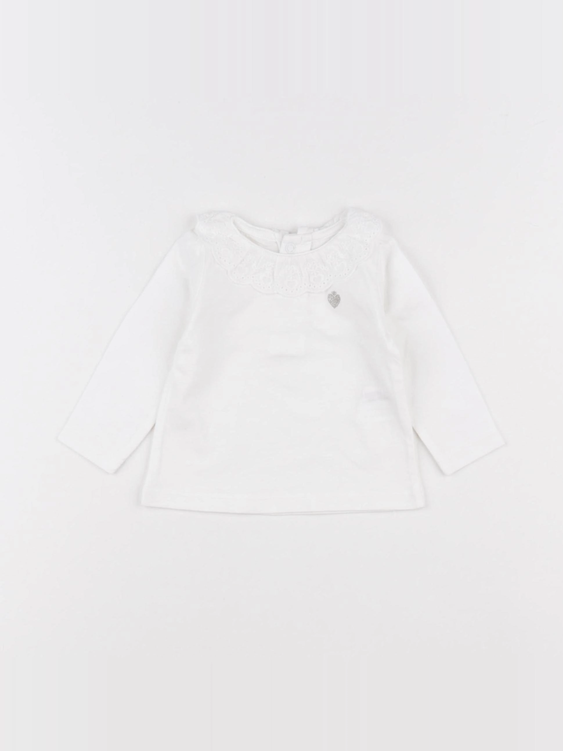 DPAM - tee-shirt blanc - 3 mois
