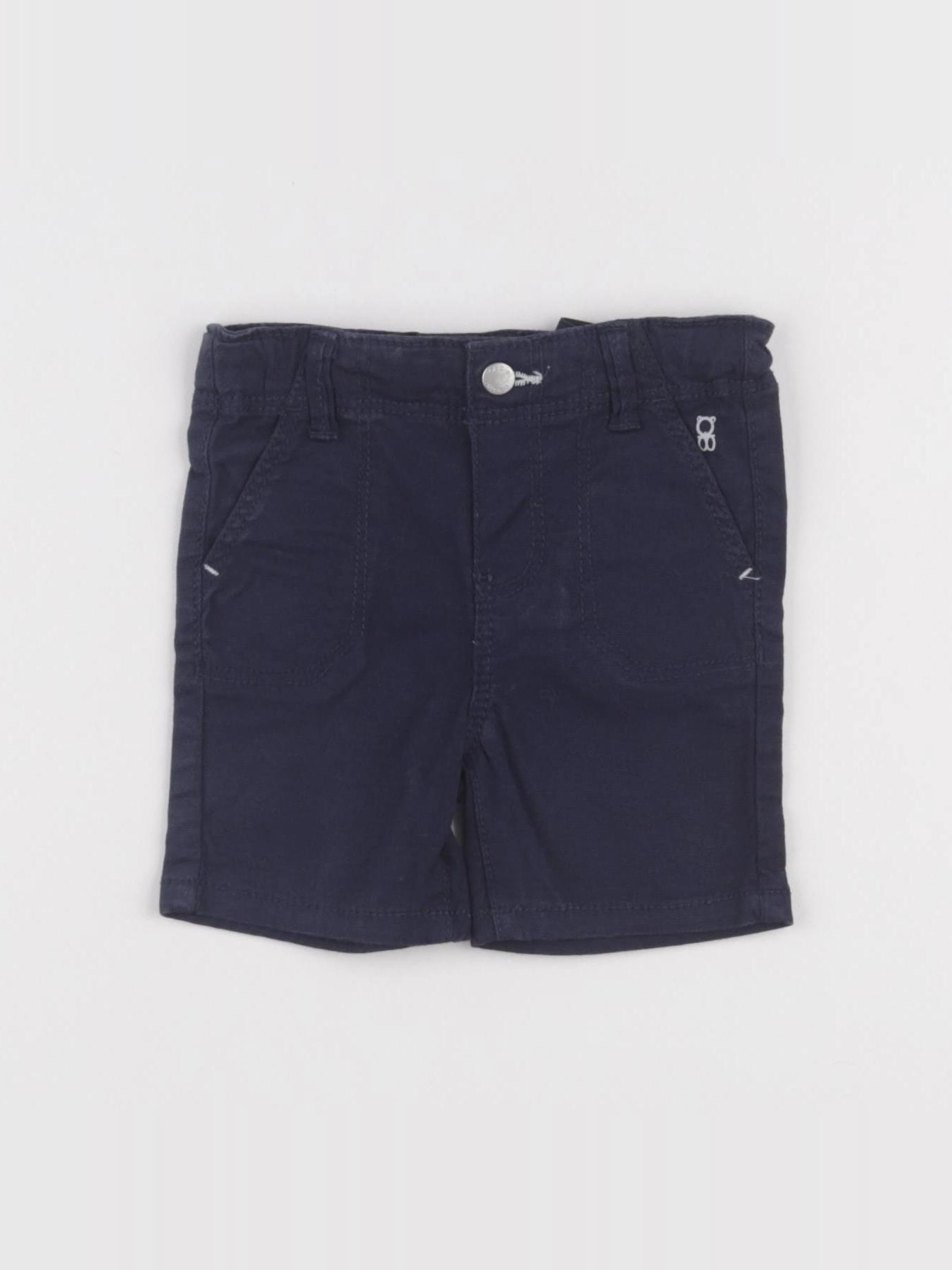 Obaïbi - short bleu - 3 mois