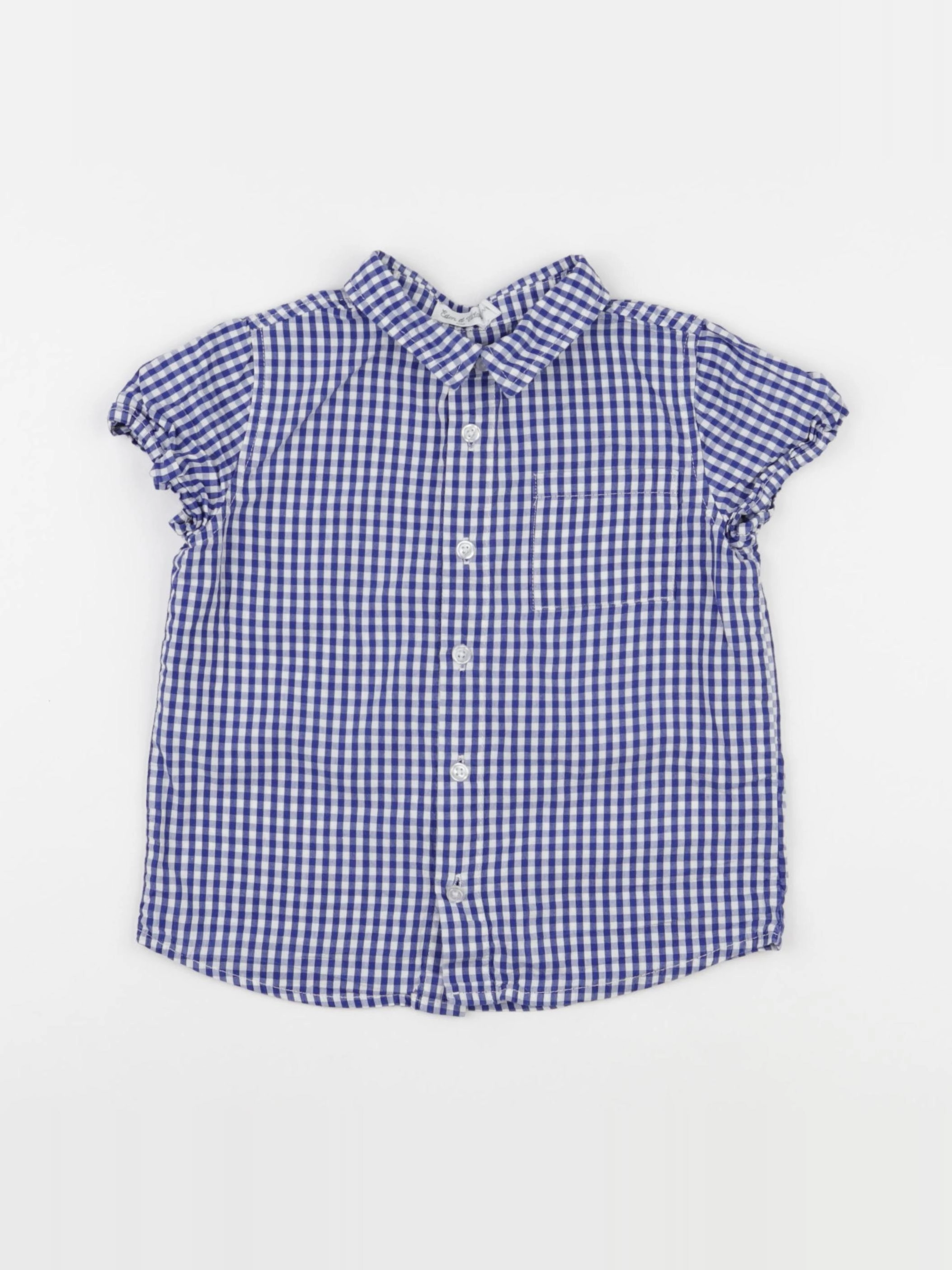 Eden & Victor - chemise bleu - 4 ans