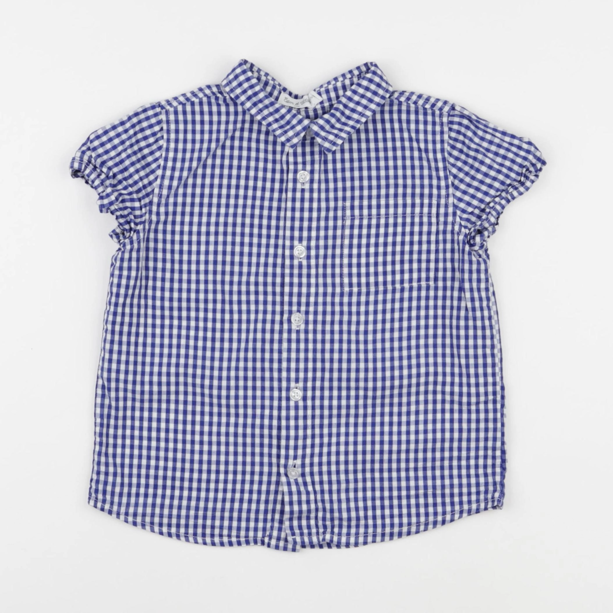 Eden & Victor - chemise bleu - 4 ans