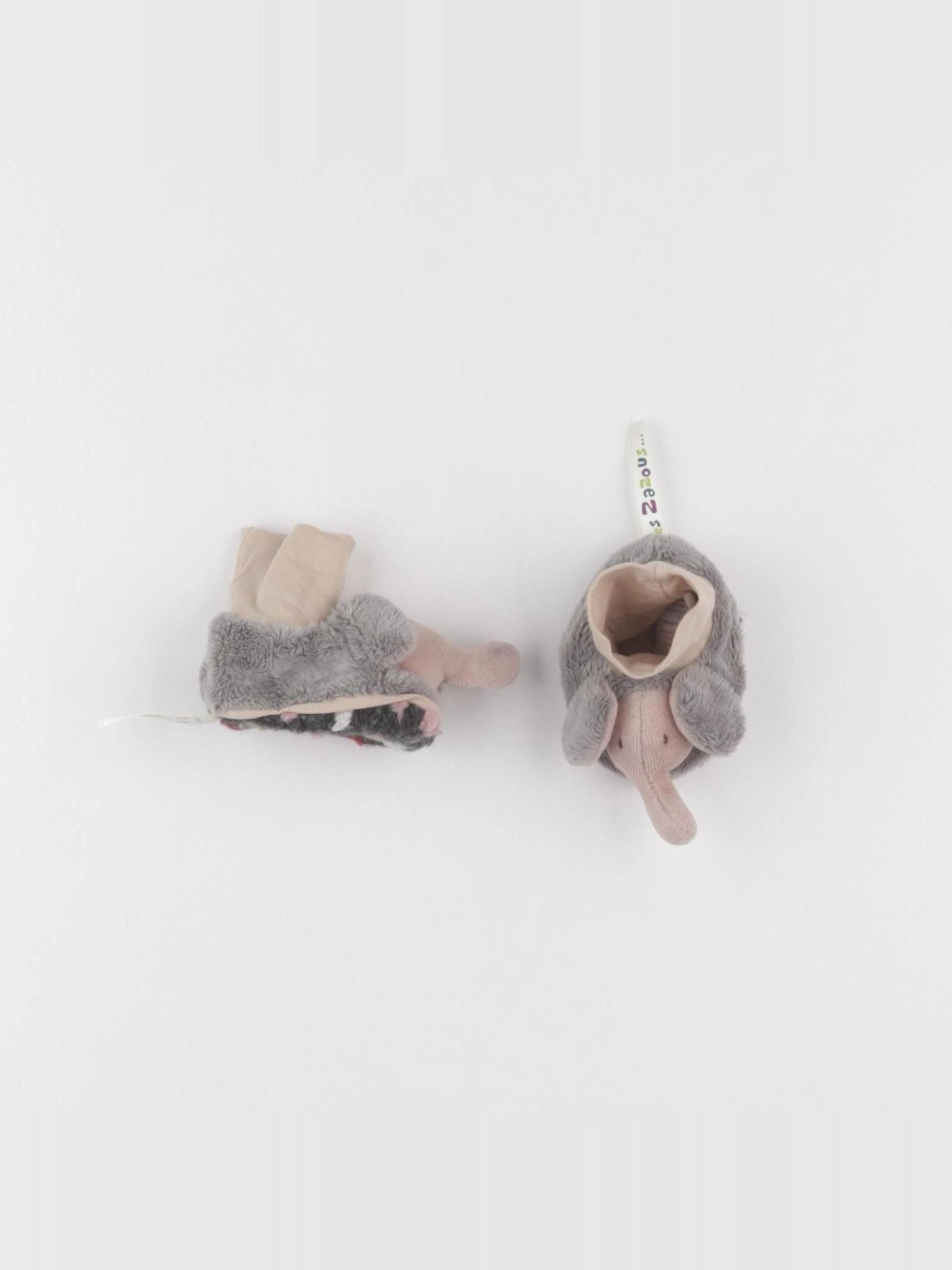 Moulin Roty - chaussons gris - 0/6 mois