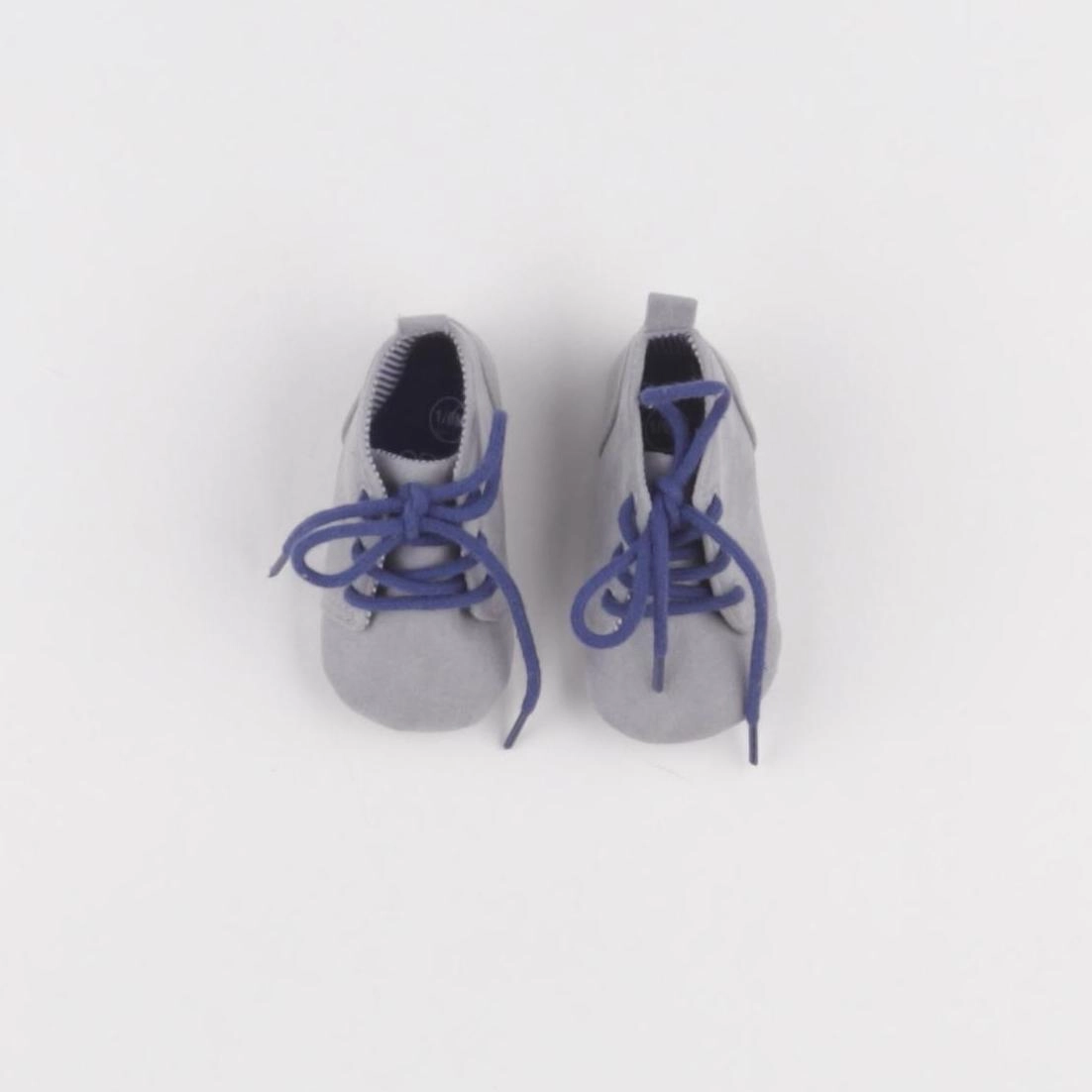 Obaïbi - chaussons gris - 1/6 mois
