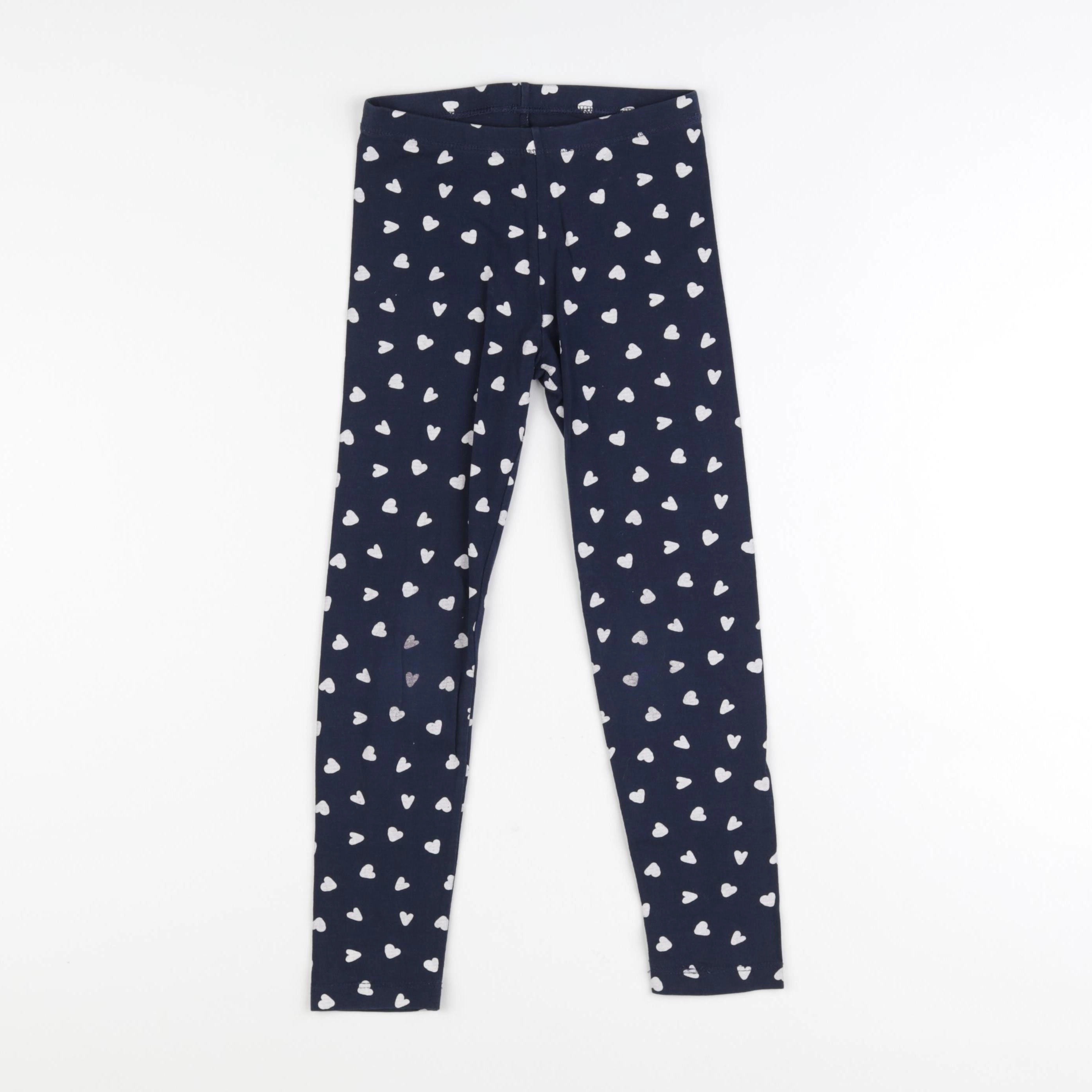 Monoprix - legging bleu - 6 ans