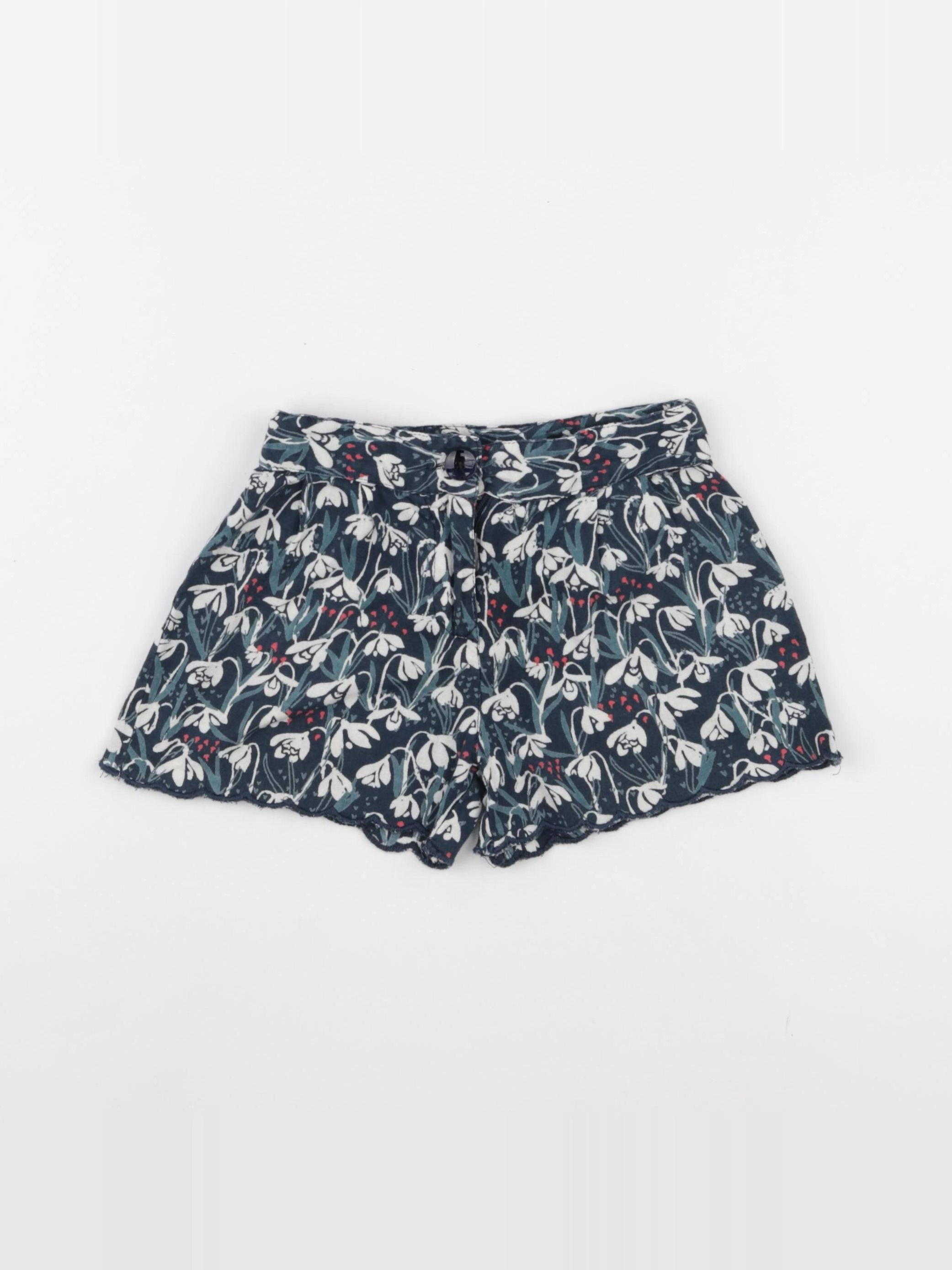 Little Cigogne - short bleu - 3 ans