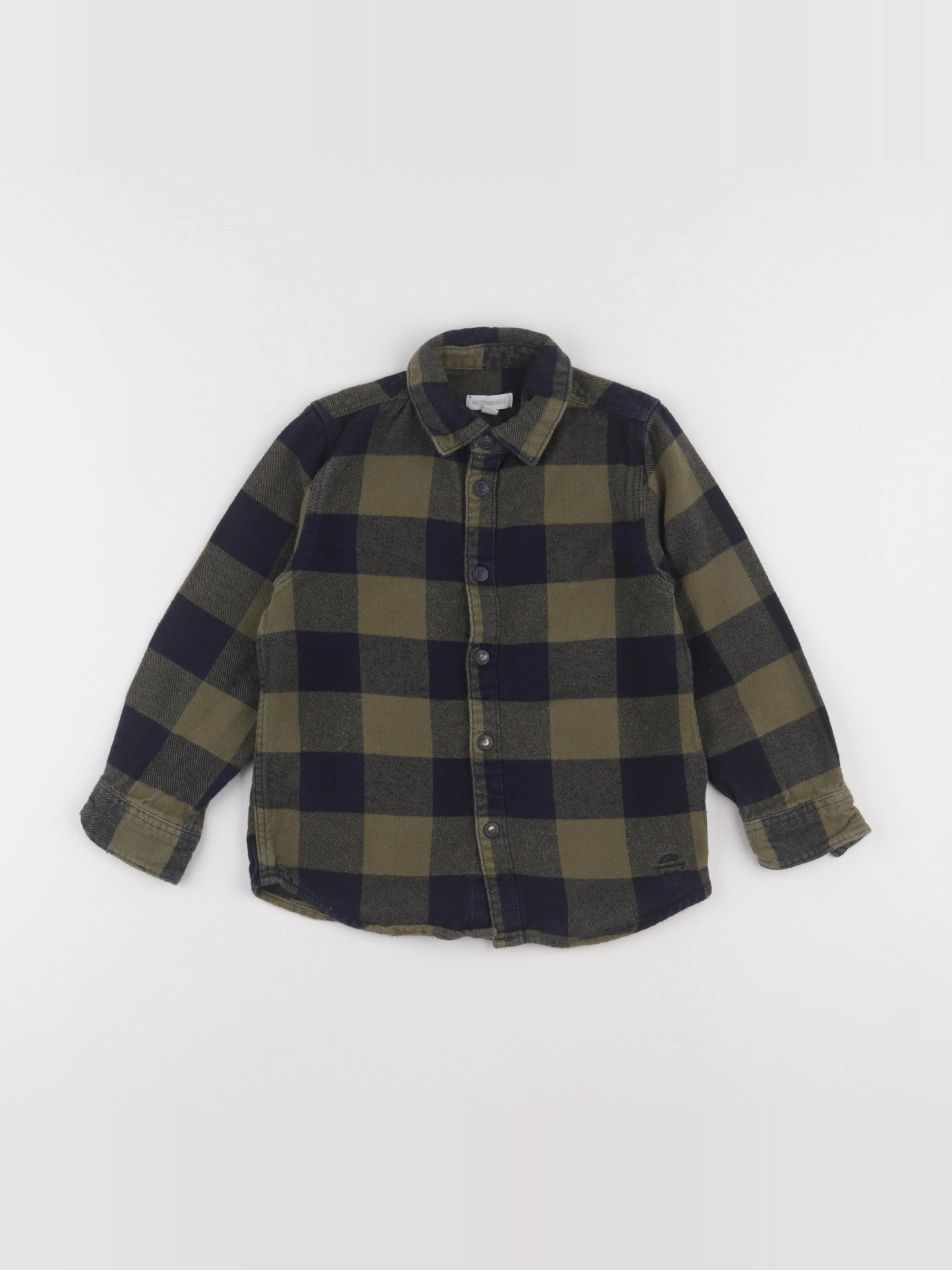 Vertbaudet - chemise vert - 6 ans