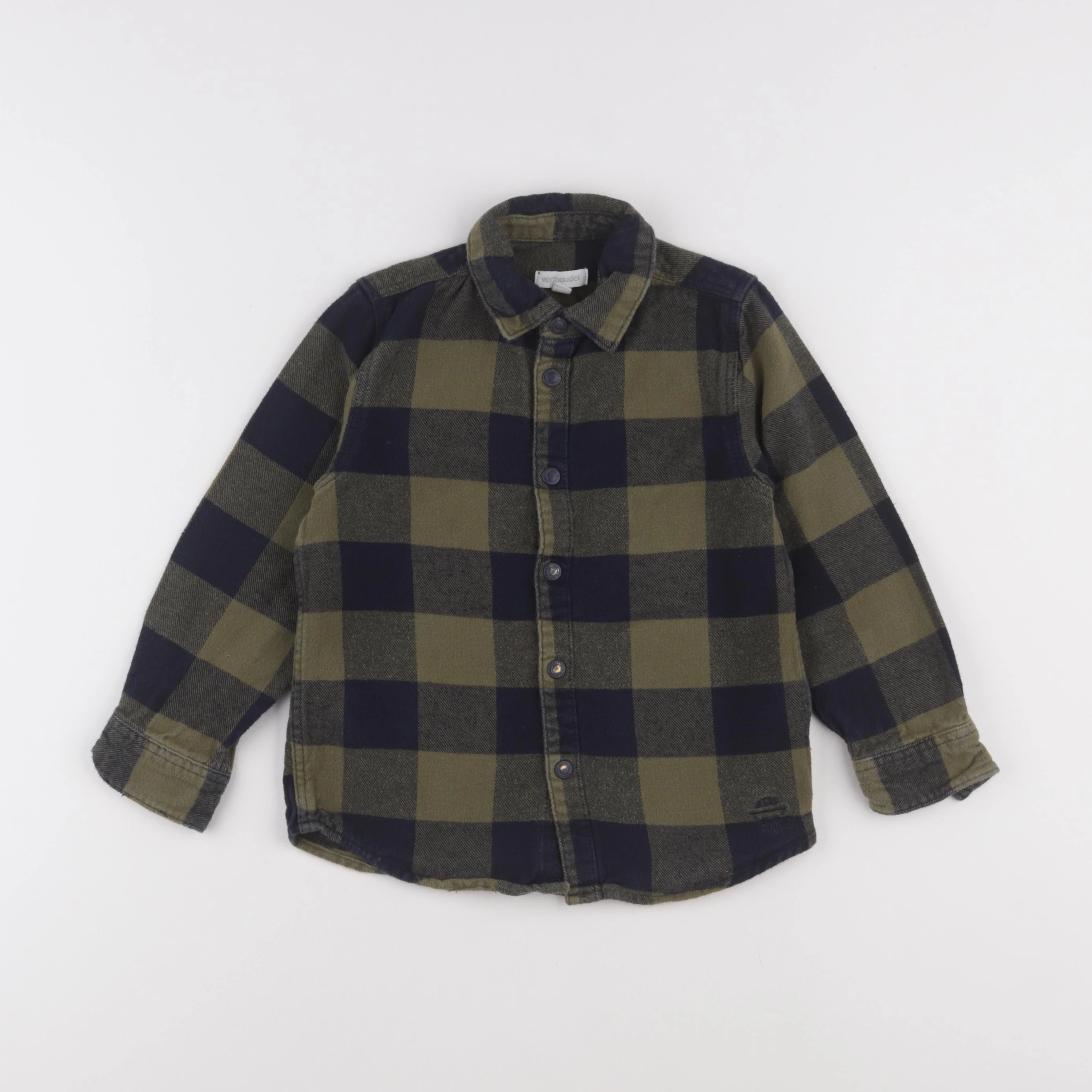 Vertbaudet - chemise vert - 6 ans