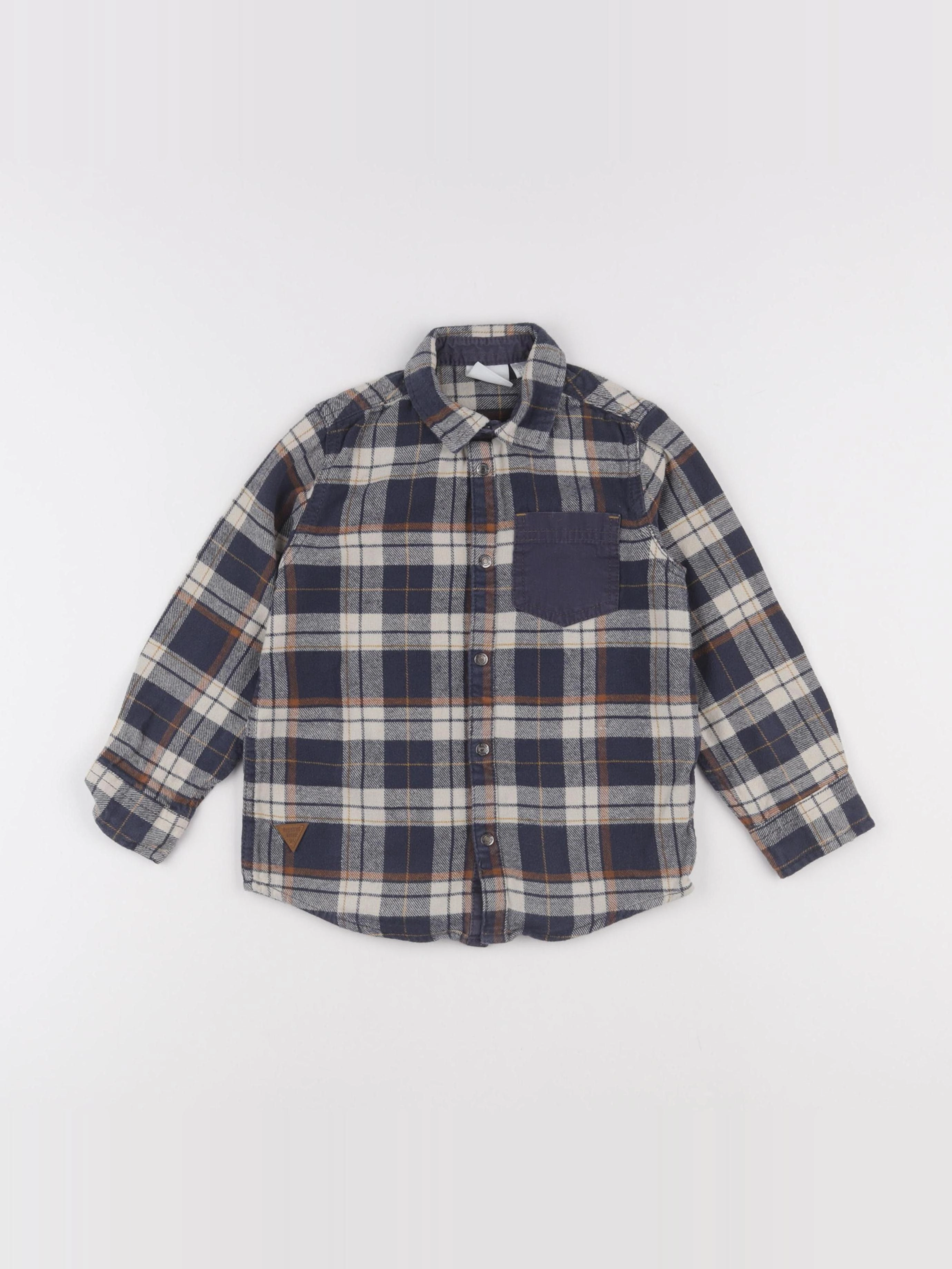 Vertbaudet - chemise bleu - 6 ans