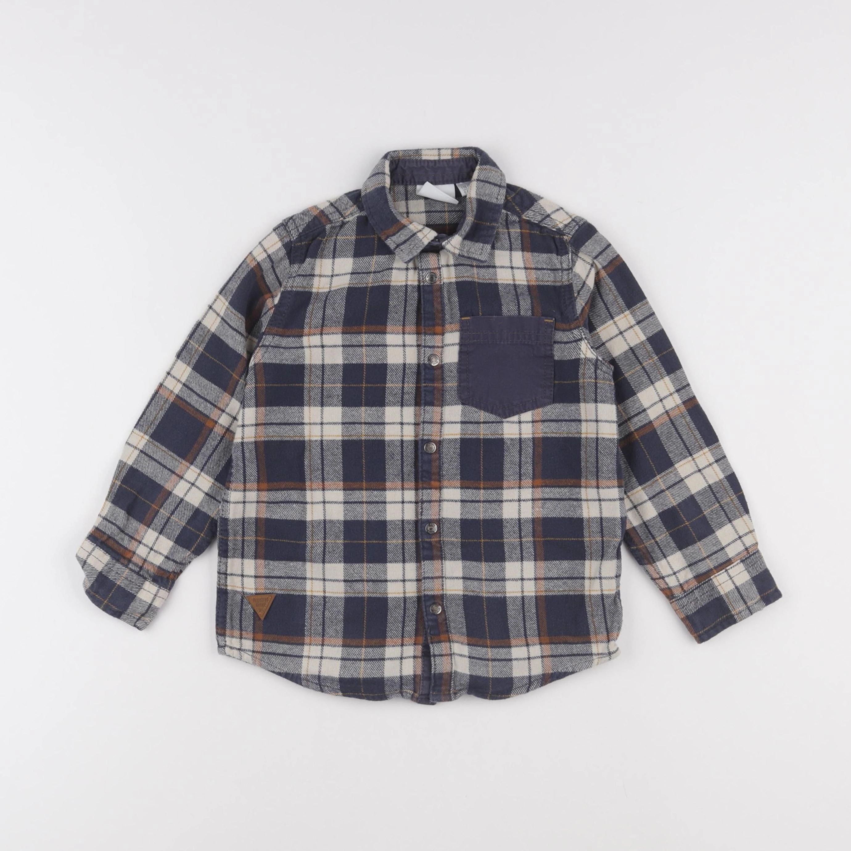 Vertbaudet - chemise bleu - 6 ans