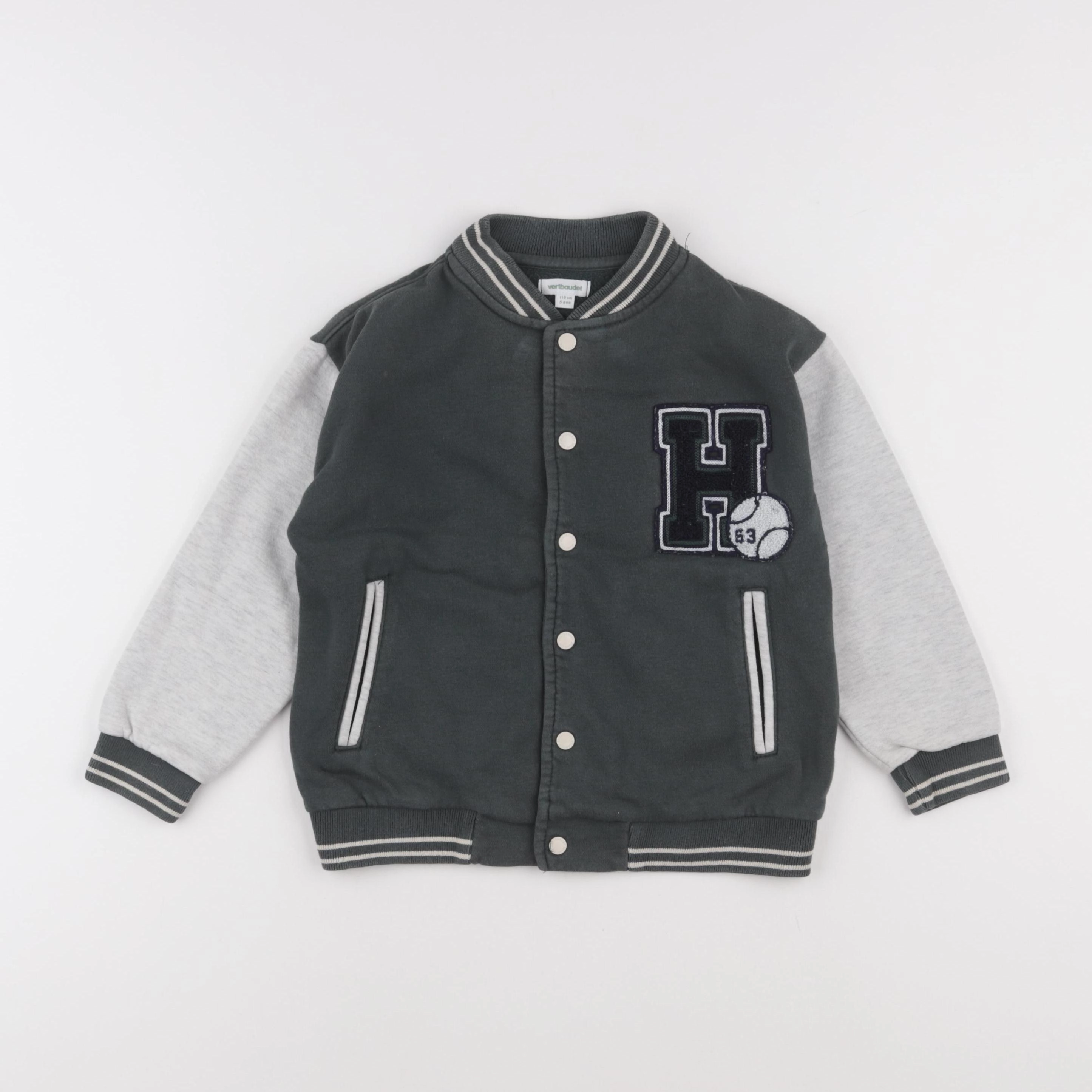 Vertbaudet - veste vert - 5 ans