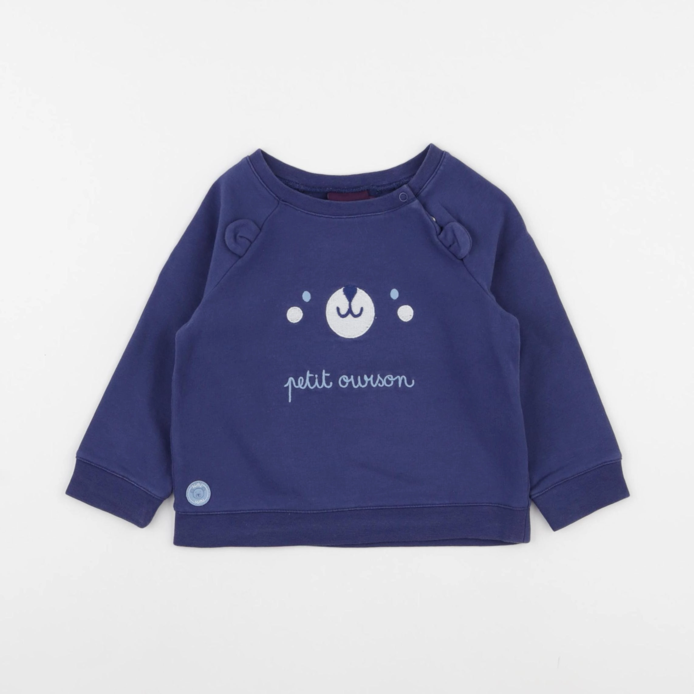 Sergent Major - sweat bleu - 18 mois