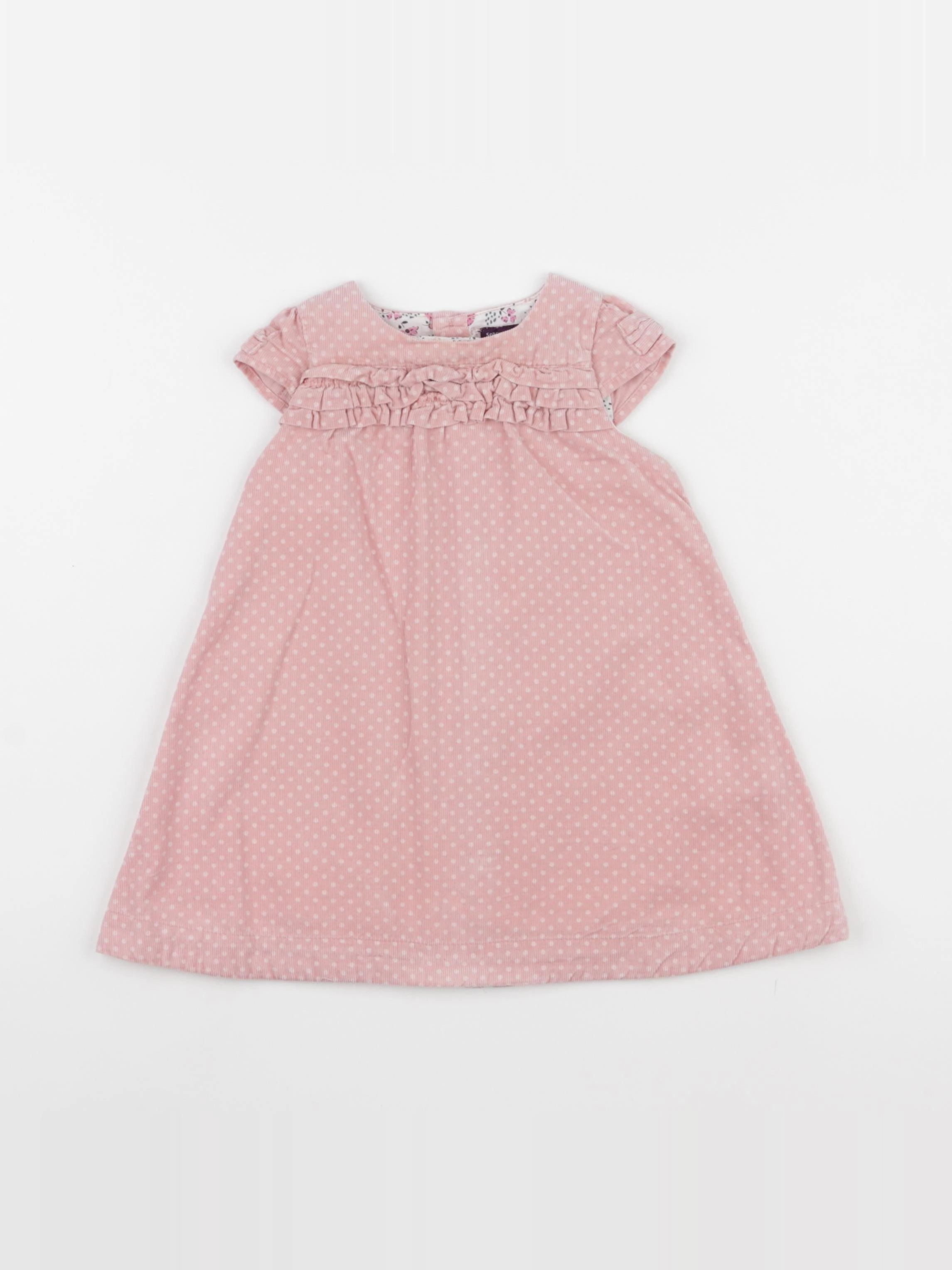 Sergent Major - robe rose - 12 mois