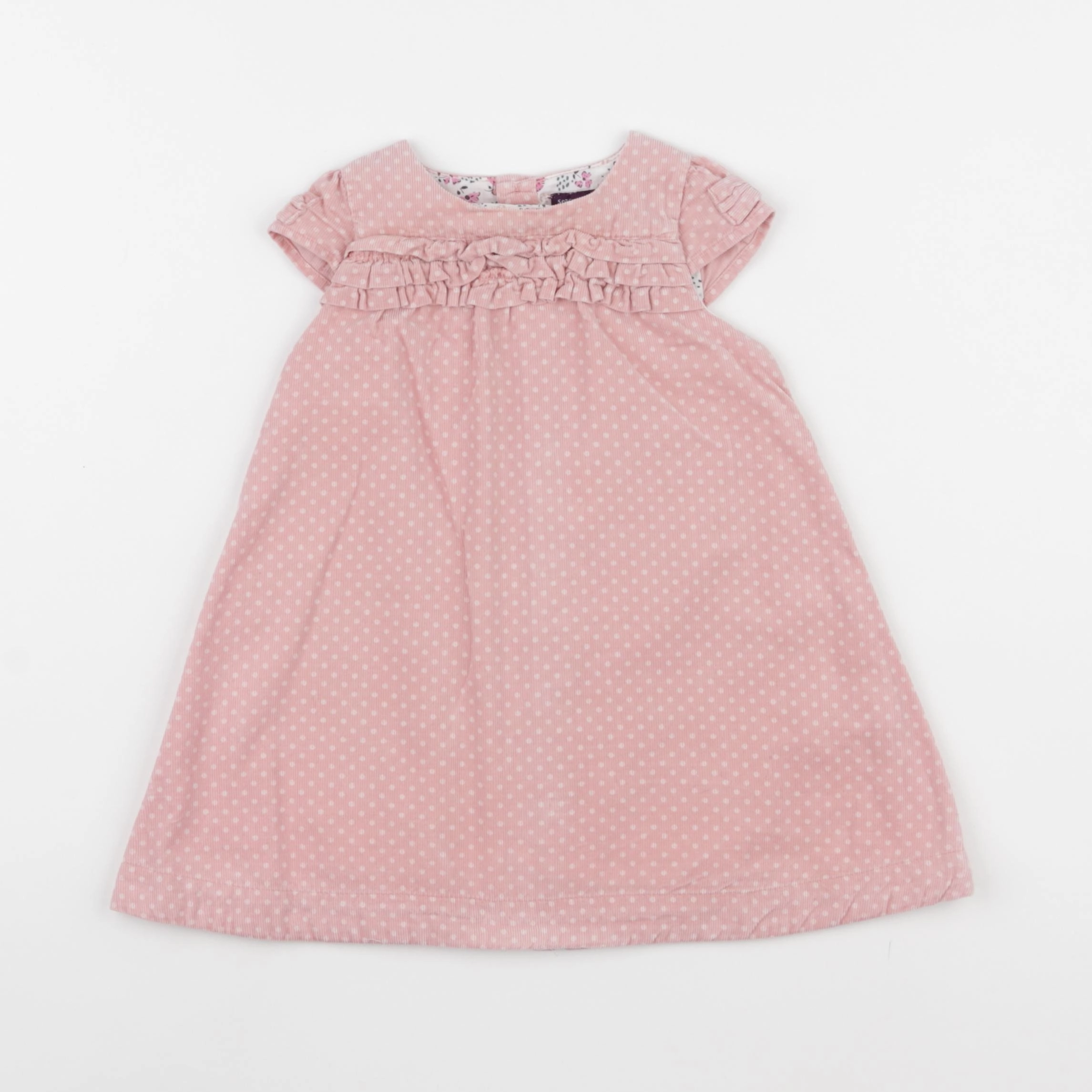 Sergent Major - robe rose - 12 mois