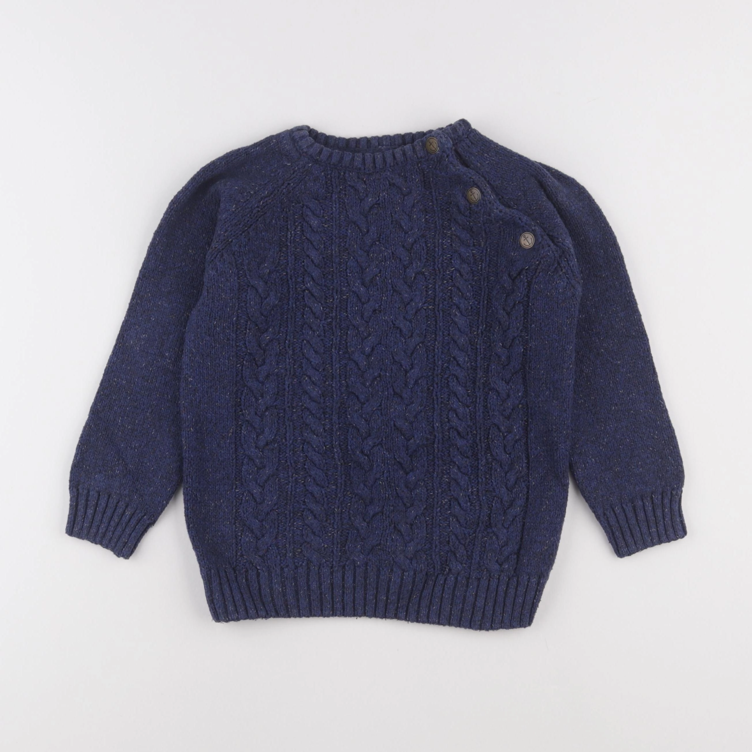 Vertbaudet - pull bleu - 6 ans