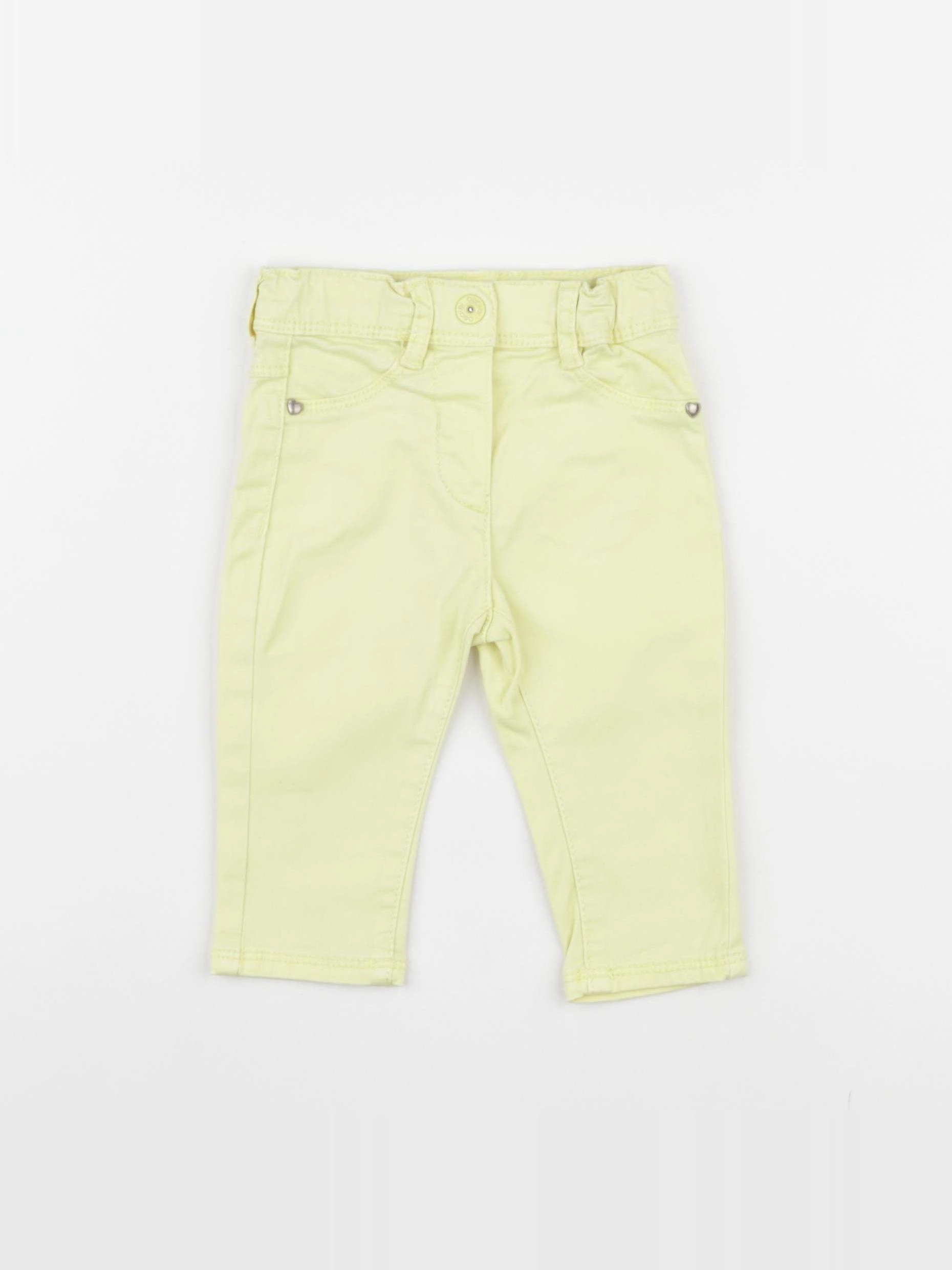 Obaïbi - pantalon jaune - 6 mois