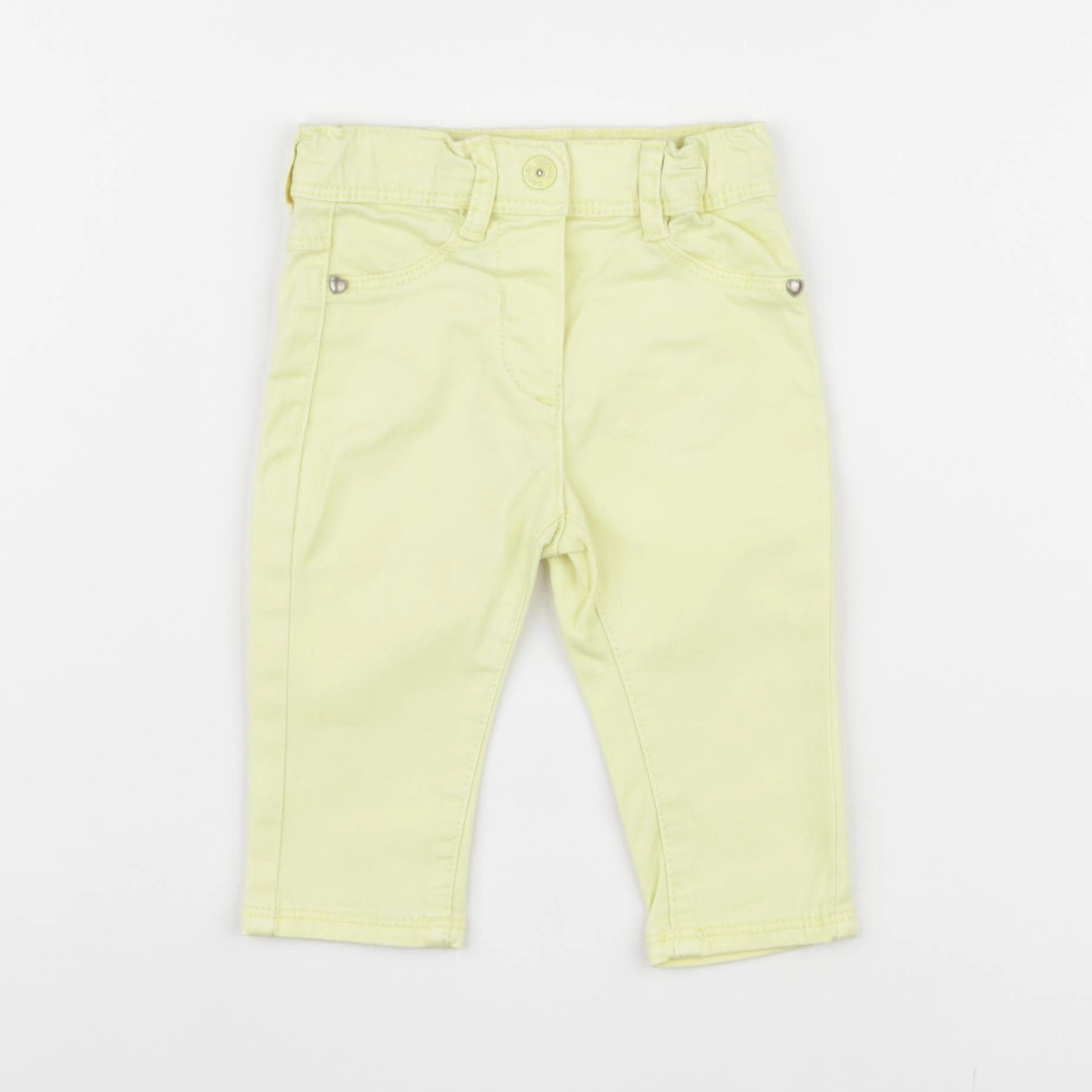 Obaïbi - pantalon jaune - 6 mois