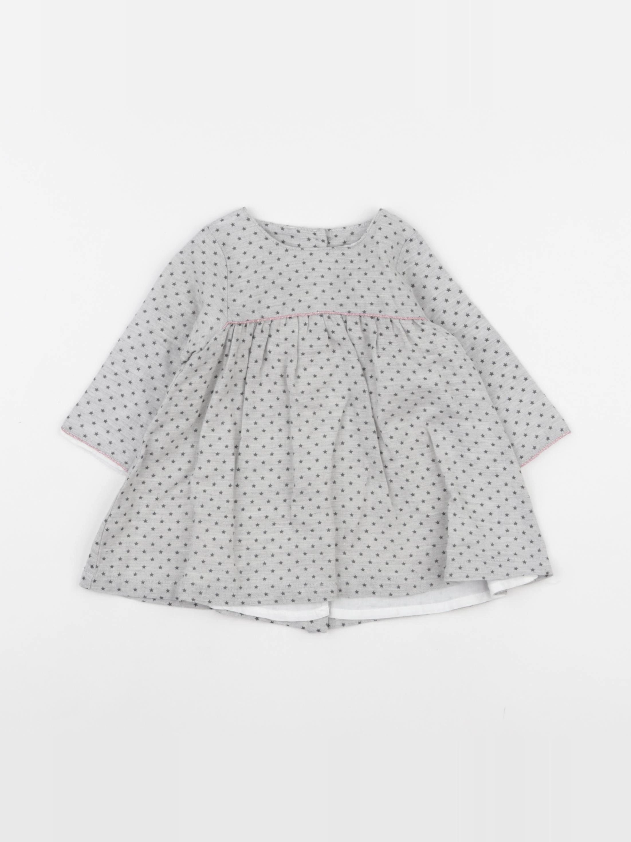 Absorba - robe gris - 9 mois