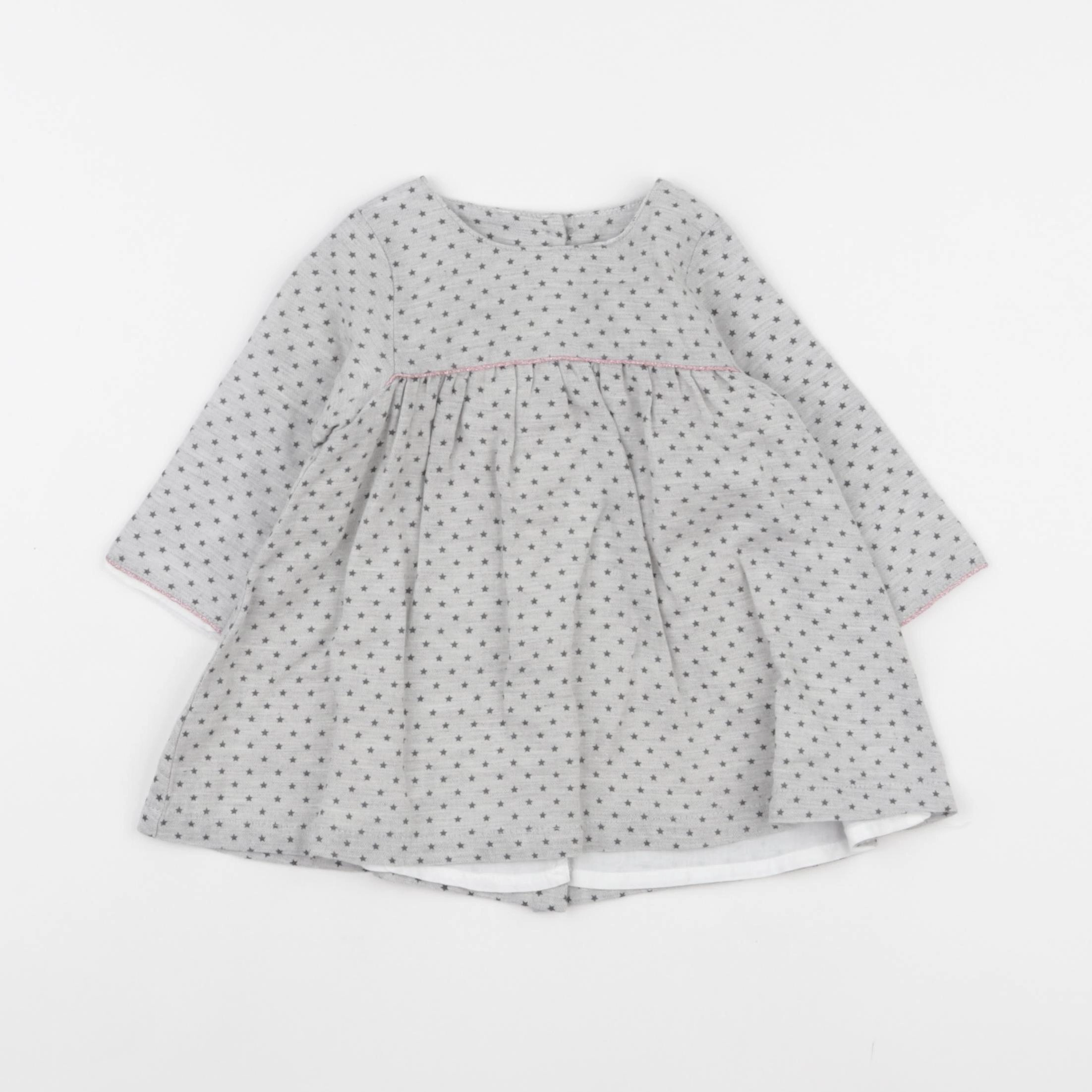 Absorba - robe gris - 9 mois