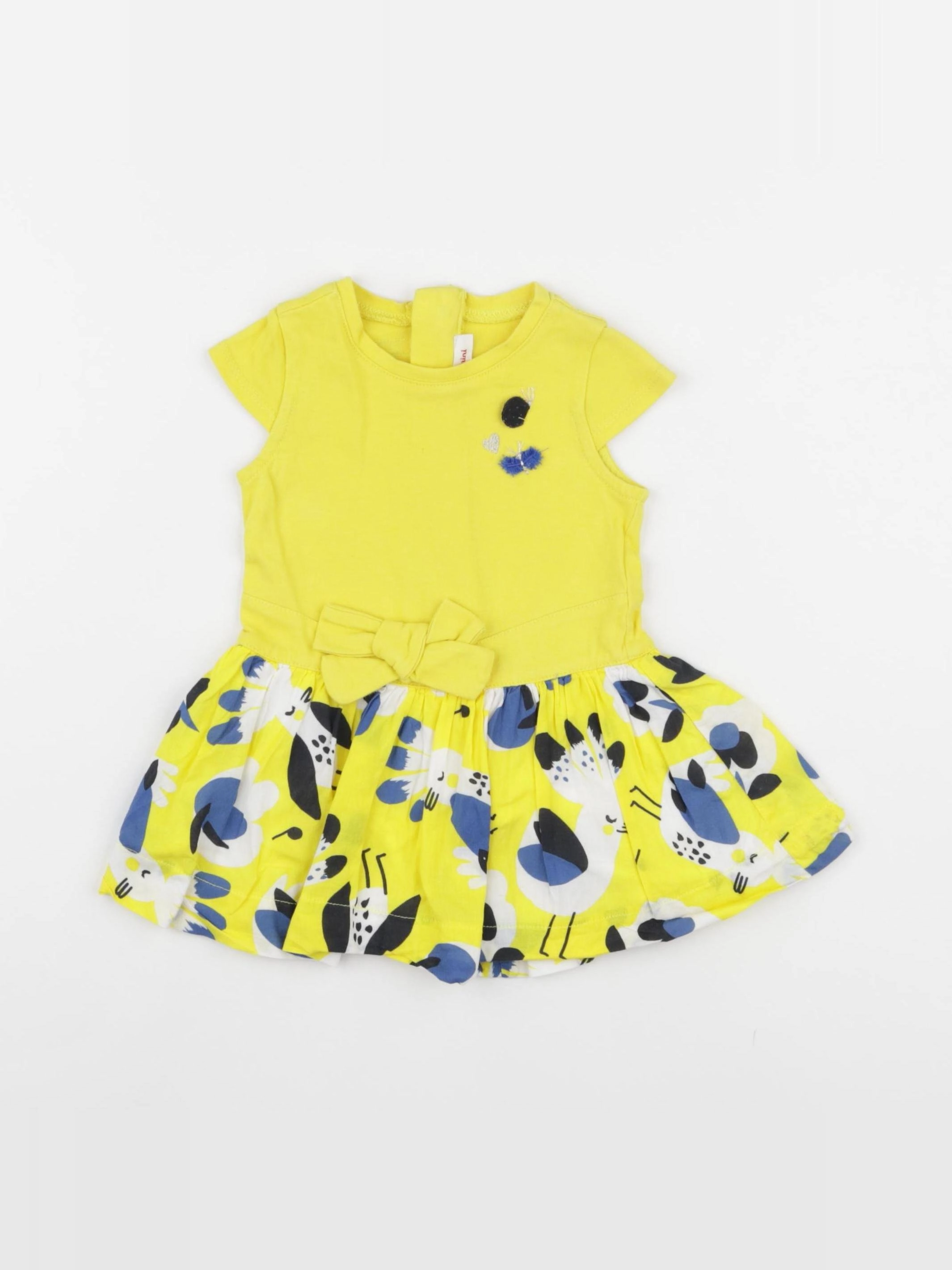 Catimini - robe jaune - 6 mois