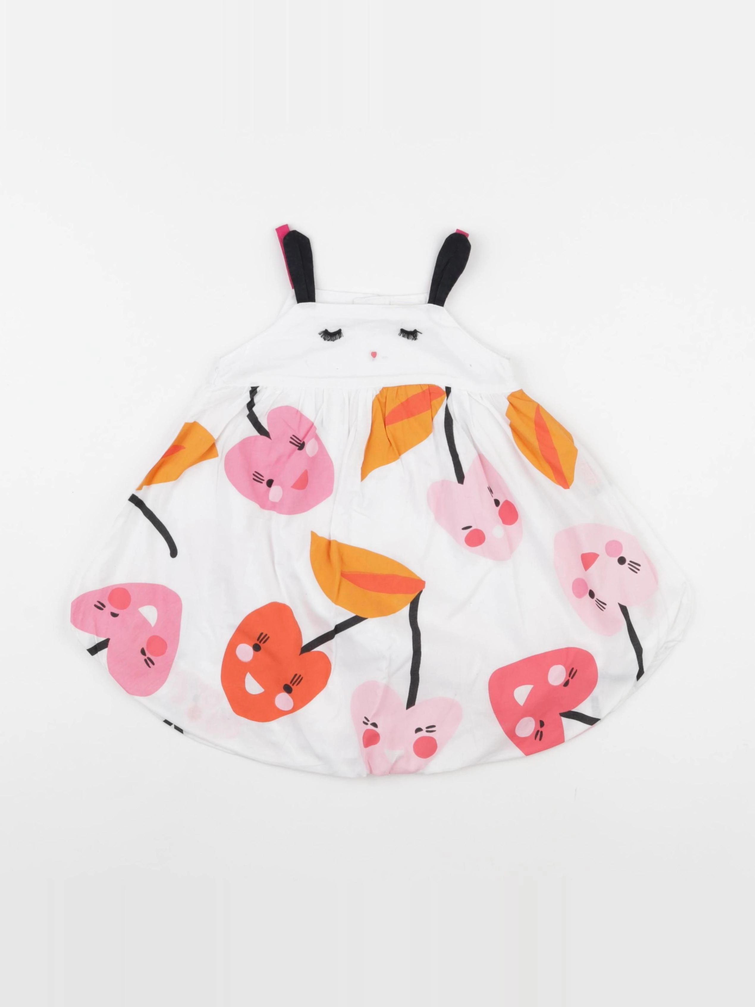 Catimini - robe blanc - 12 mois