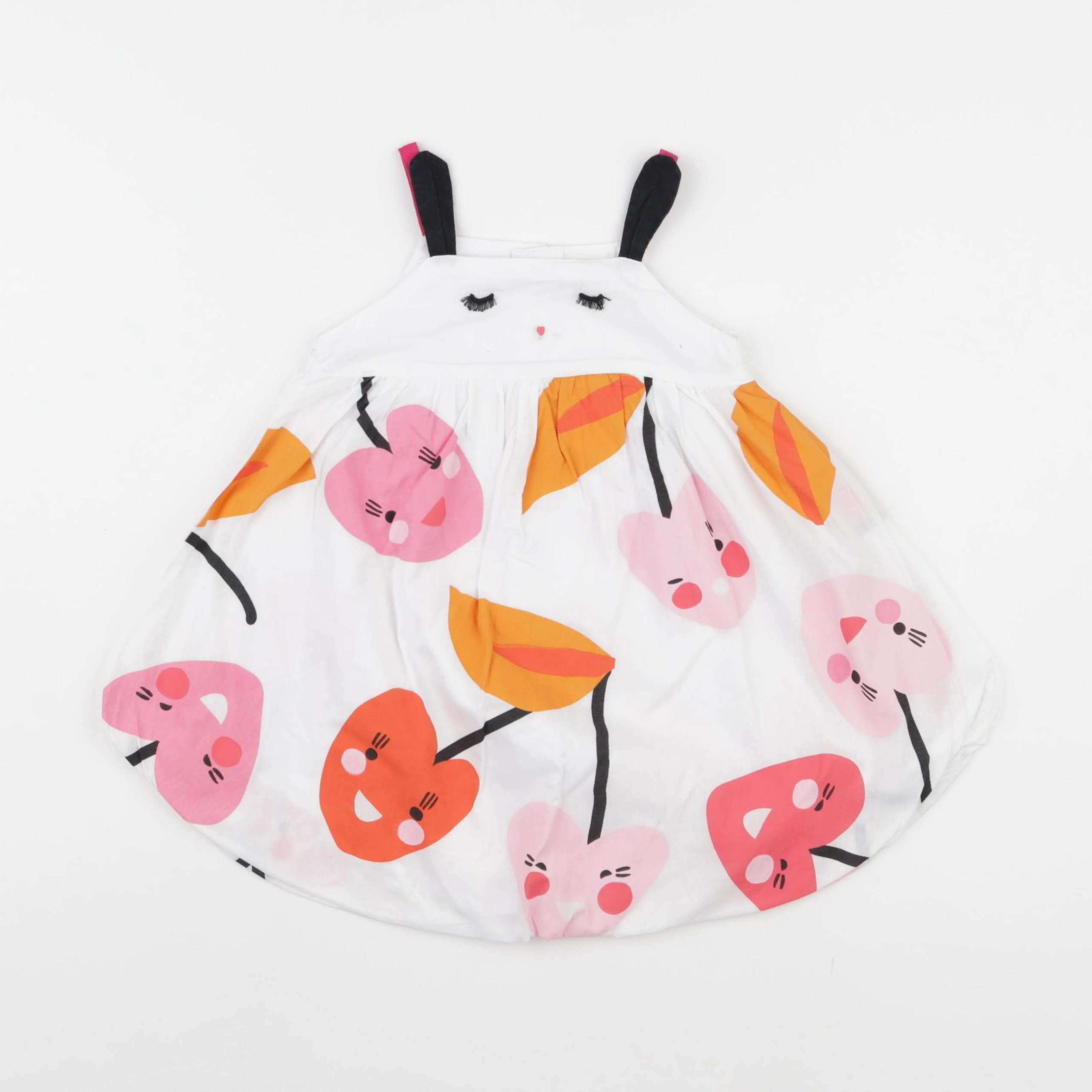 Catimini - robe blanc - 12 mois