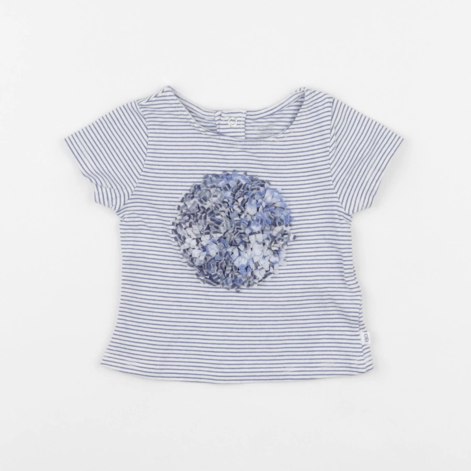 Obaïbi - tee-shirt bleu - 3 mois